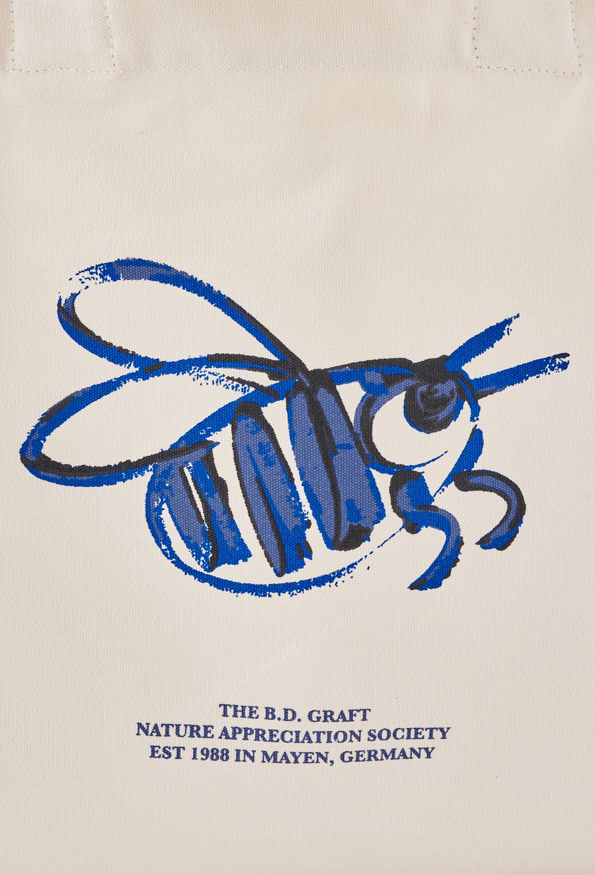 Totebag, 39x50x20cm, en coton BIO GOTS - BD GRAFT x MONOPRIX, Ecru, large image number 1