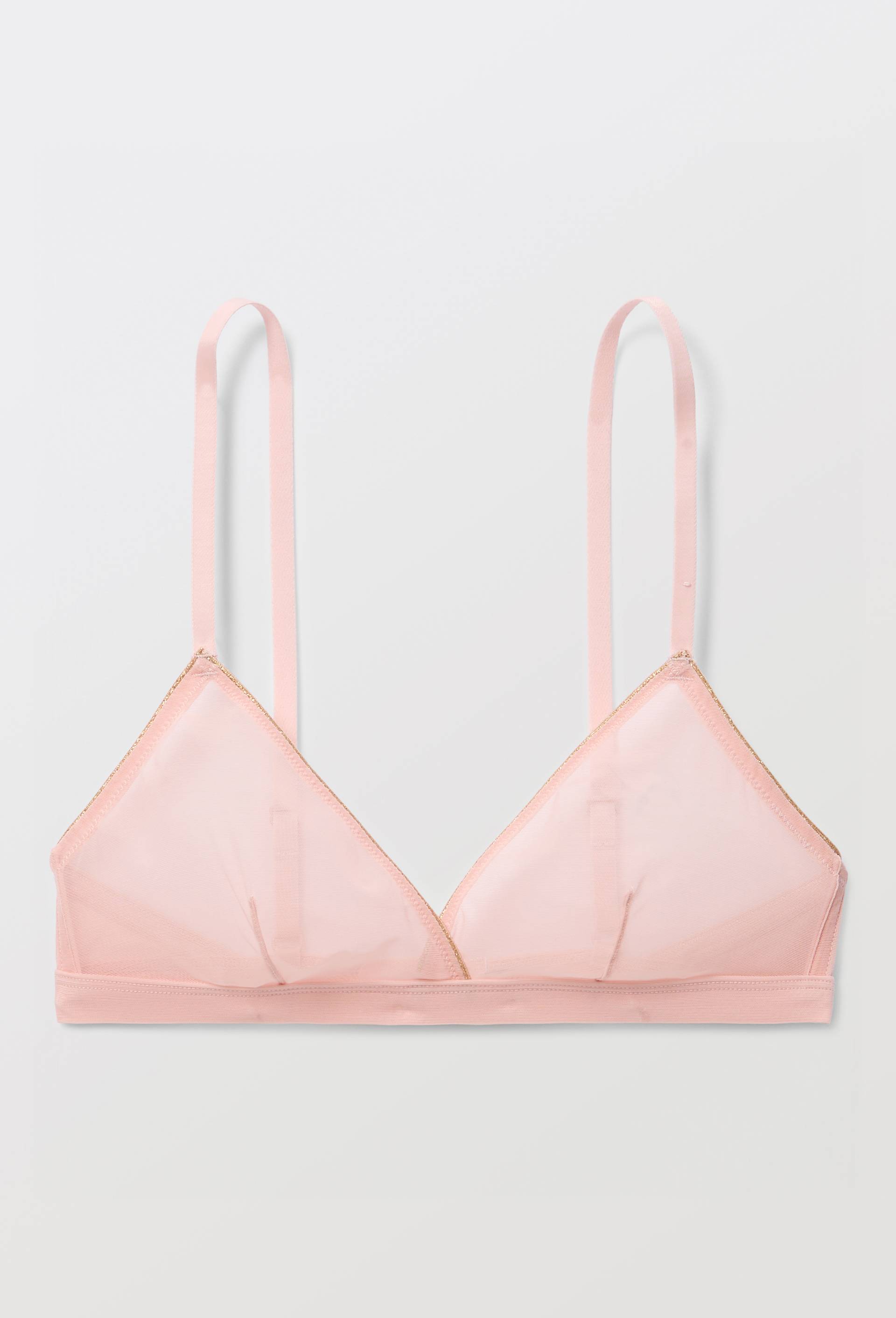 Soutien-gorge triangle OCEANE en tulle, Rose, large image number 3
