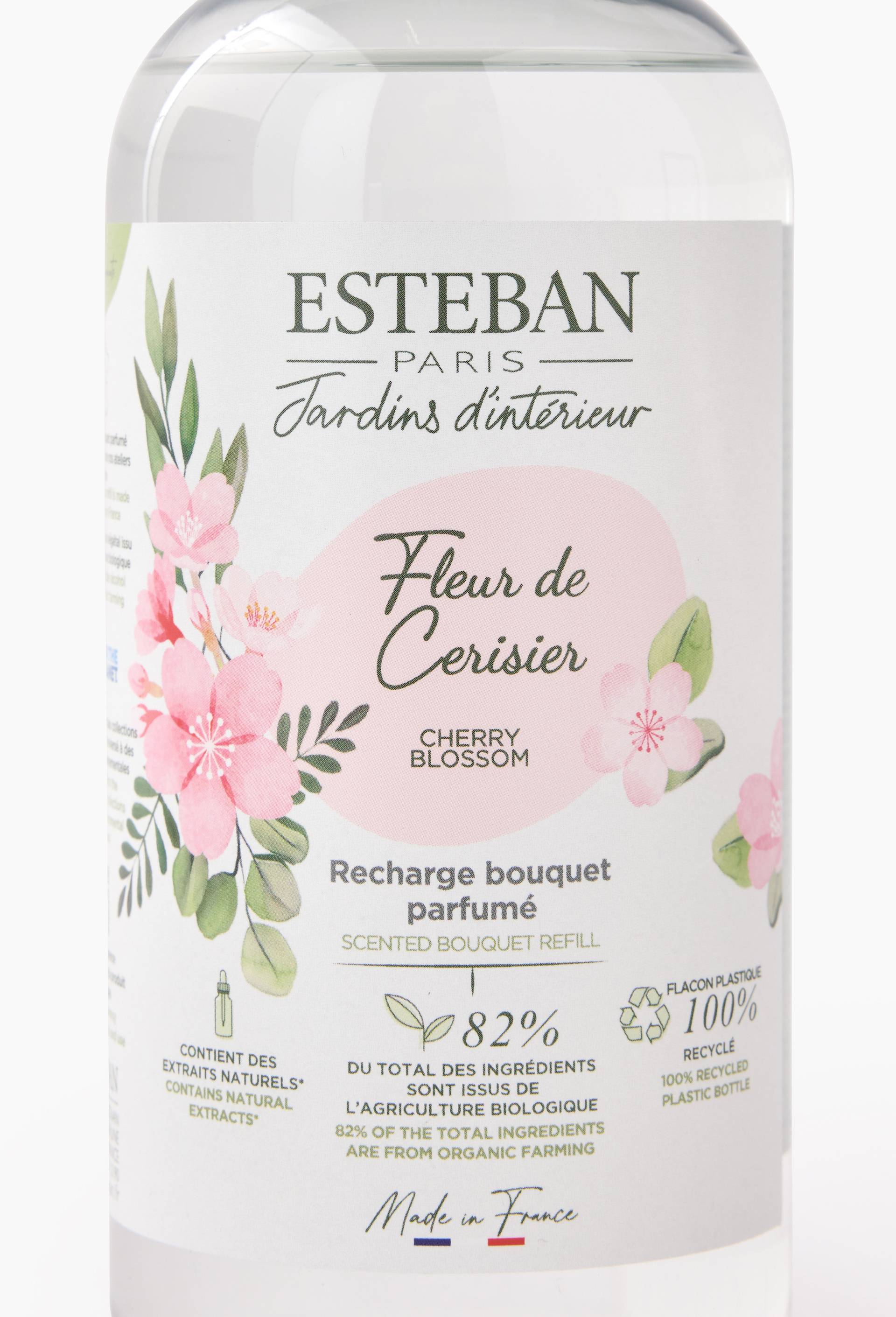 Recharge de parfum pour bouquet parfum&eacute; - Fleur de Cerisier 500ml, Rose fonc&eacute;, large image number 1