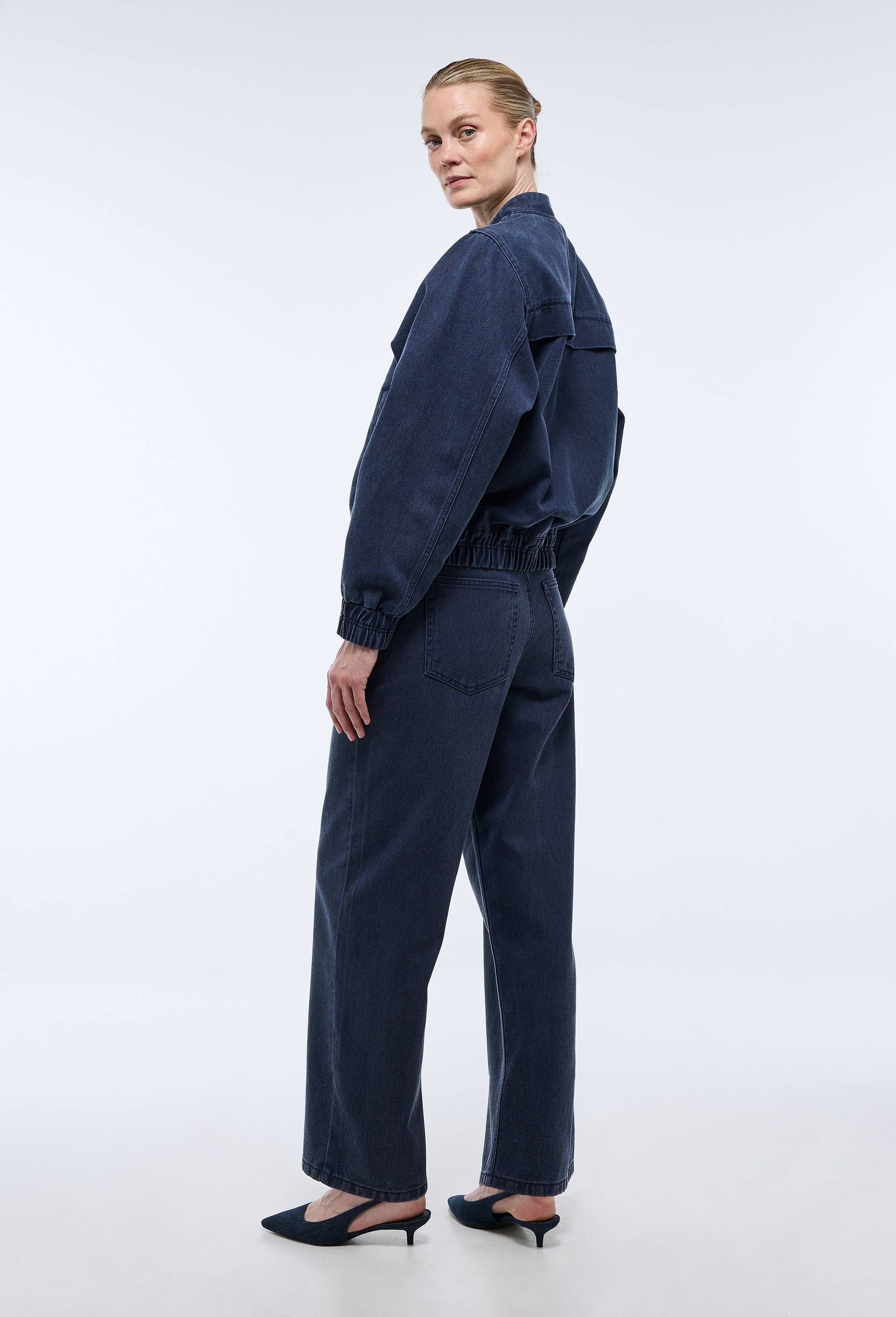 Jean baggy en denim brut - ATELIER DENIM, Bleu fonc&eacute;, large image number 1.0
