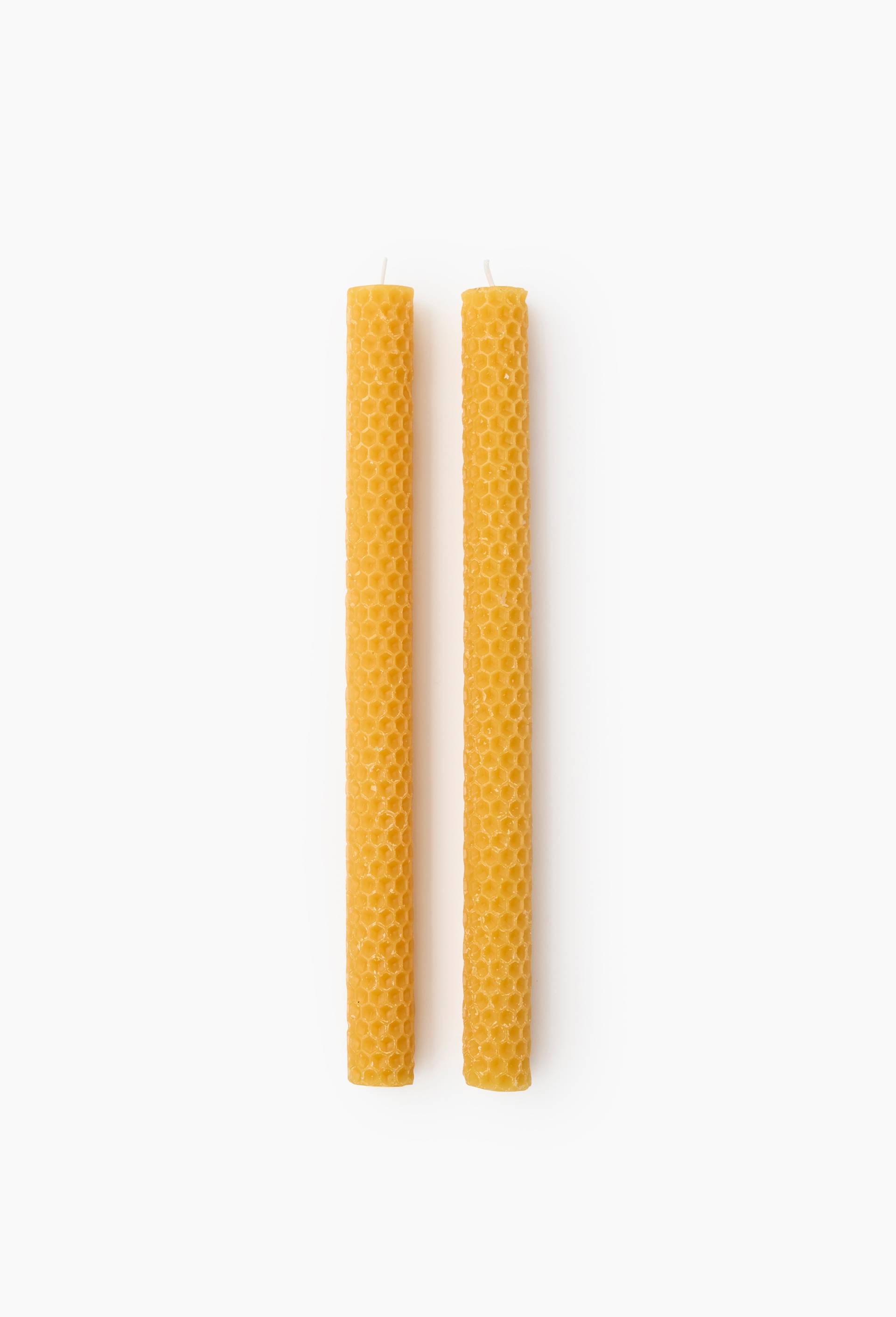 Lot de 2 bougies, H25xd2.2cm, Jaune, large image number 0.0