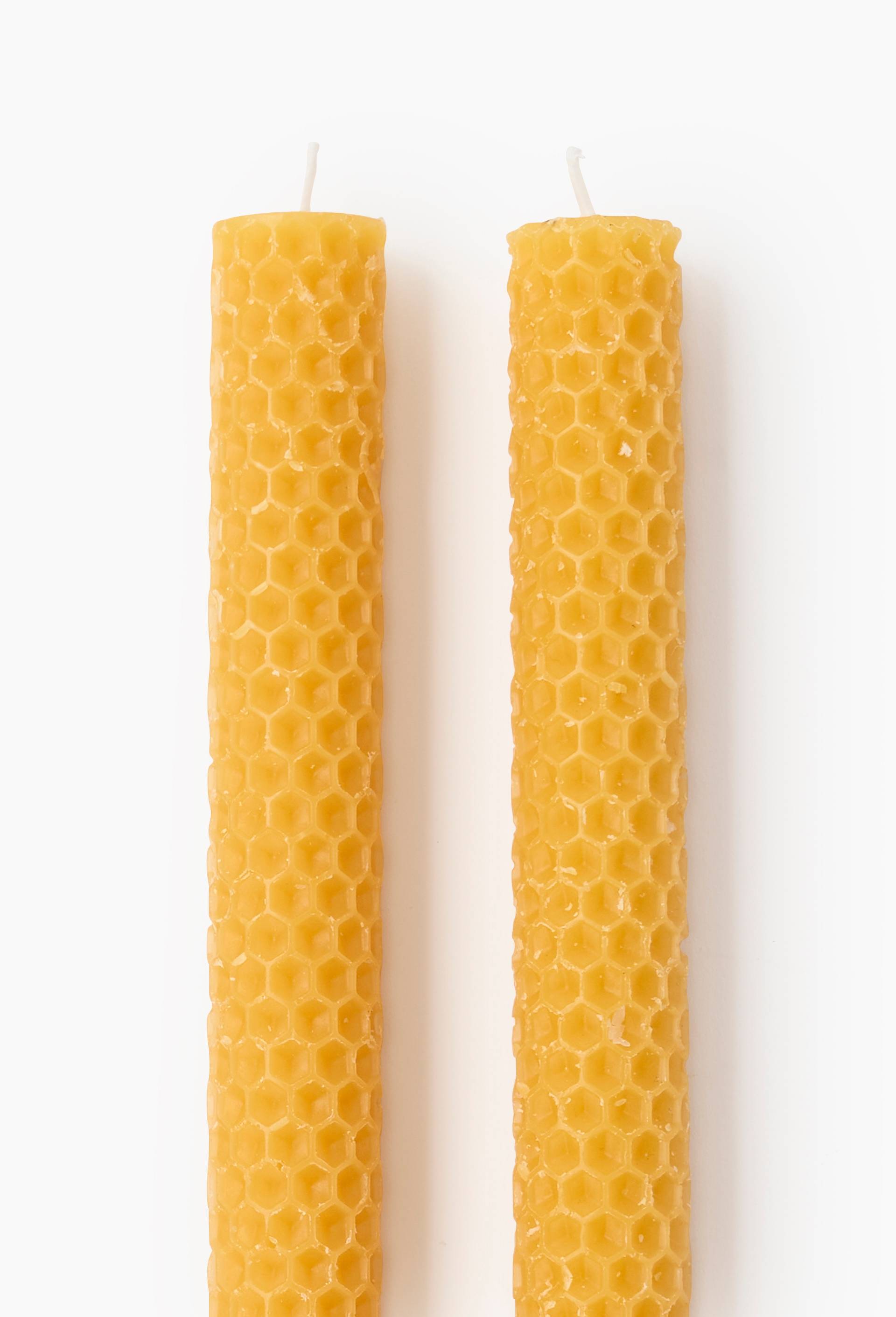 Lot de 2 bougies, H25xd2.2cm, Jaune, large image number 1