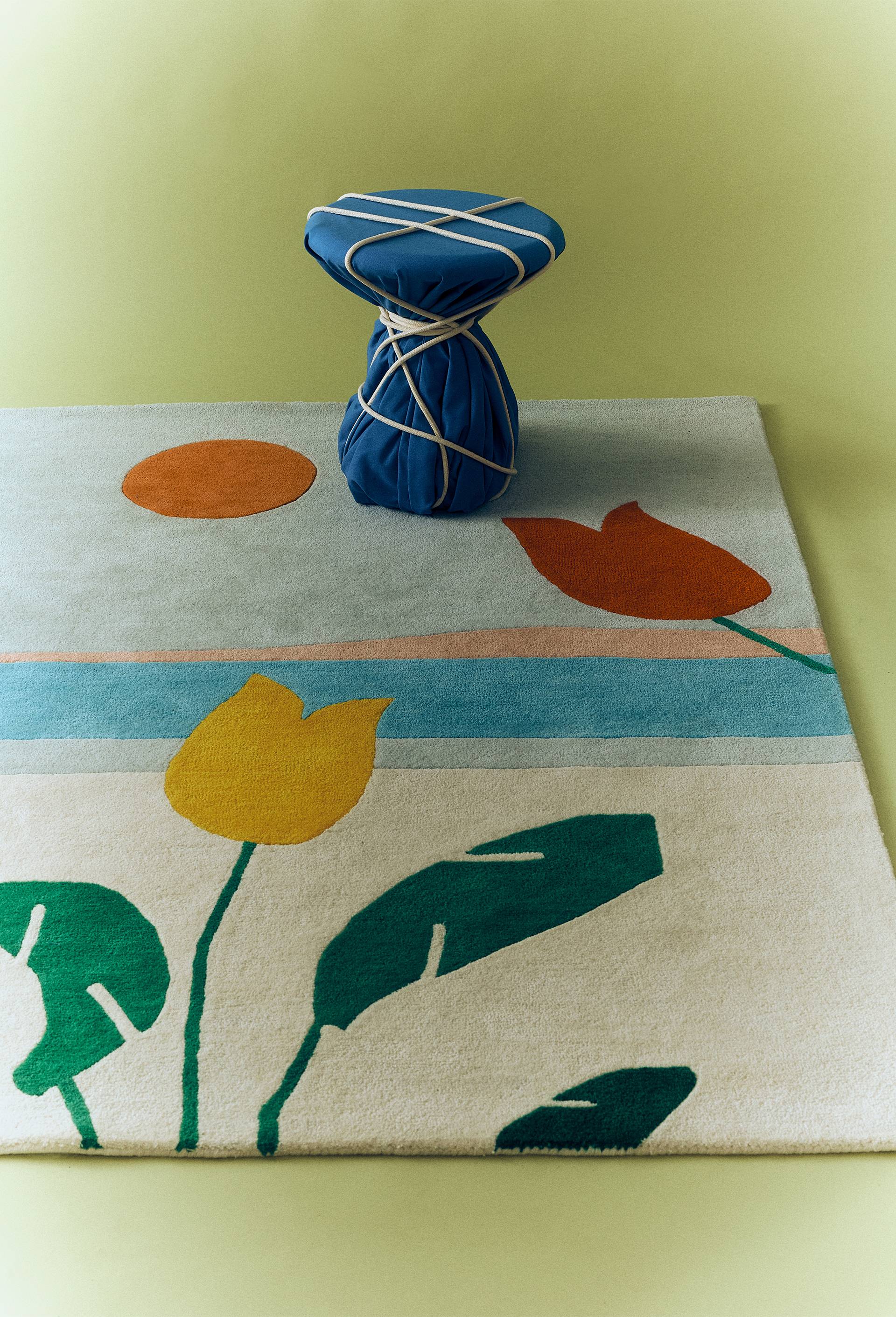 Tapis, 180x200cm, en laine - BEN ARPEA x MONOPRIX, Multicolore, large image number 0