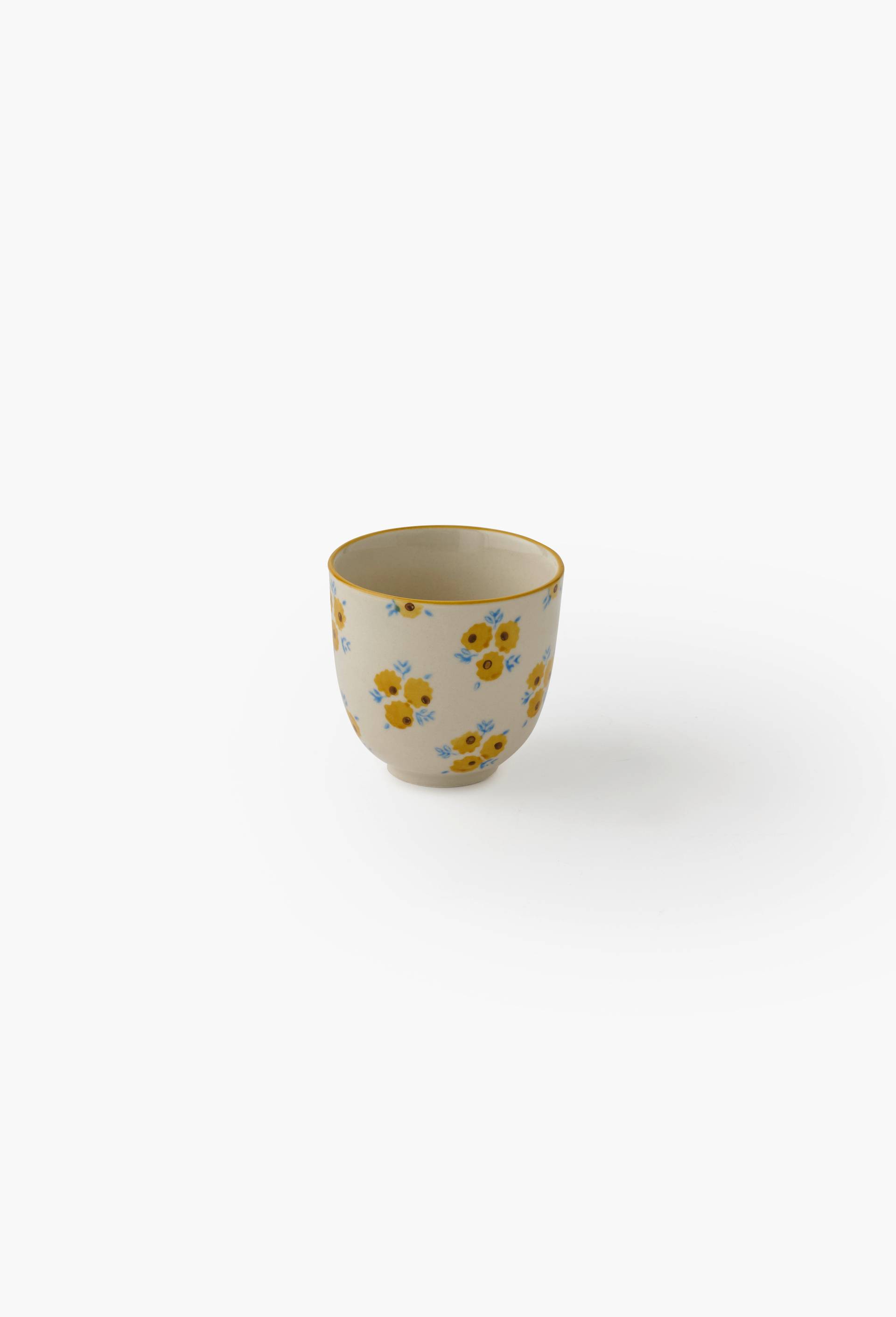 Tasse &agrave; expresso, finition imprim&eacute;e tournesol, 15cl, Jaune, large image number 0