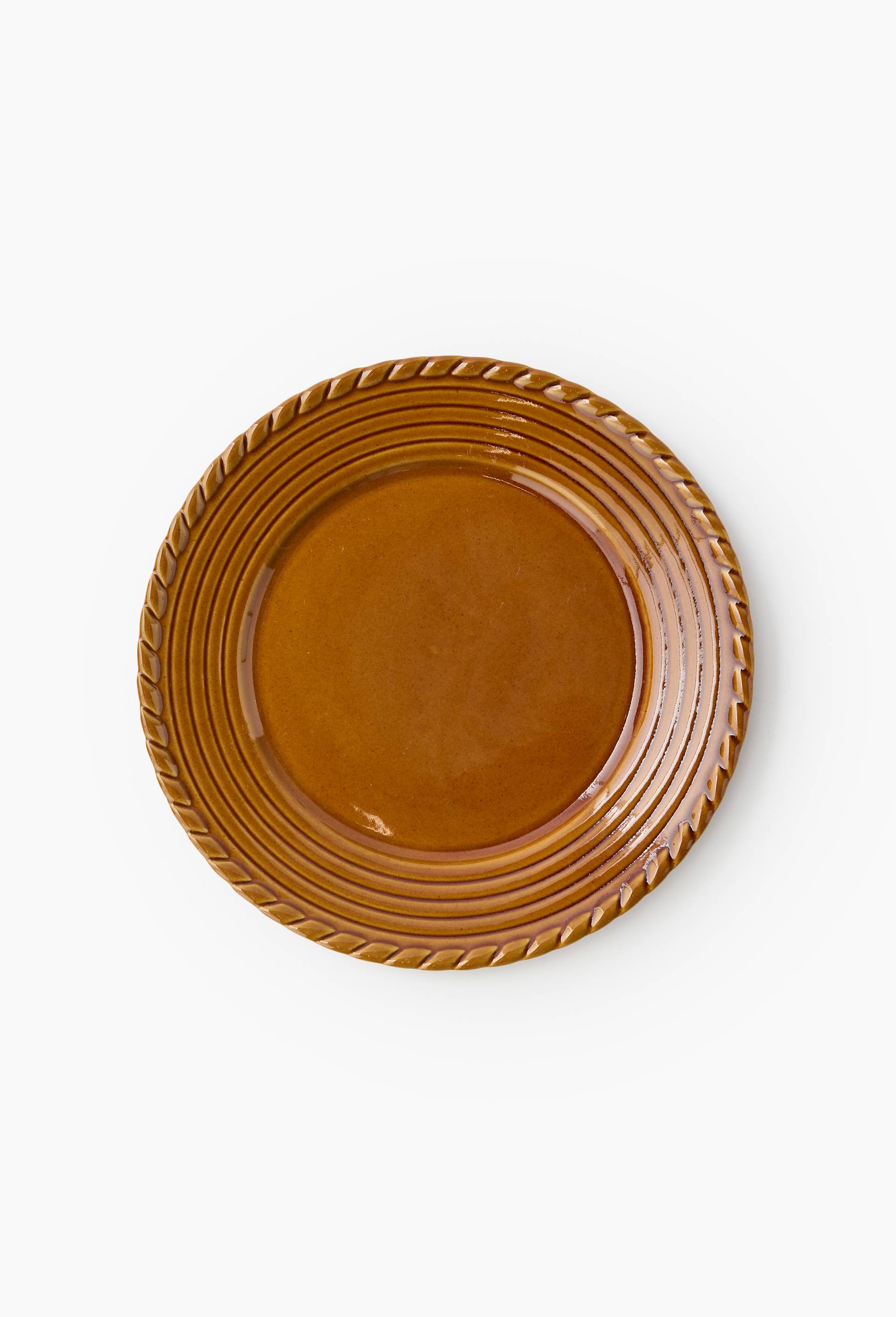 Assiette, finition r&eacute;active, 26cm, Brun clair, large image number 1