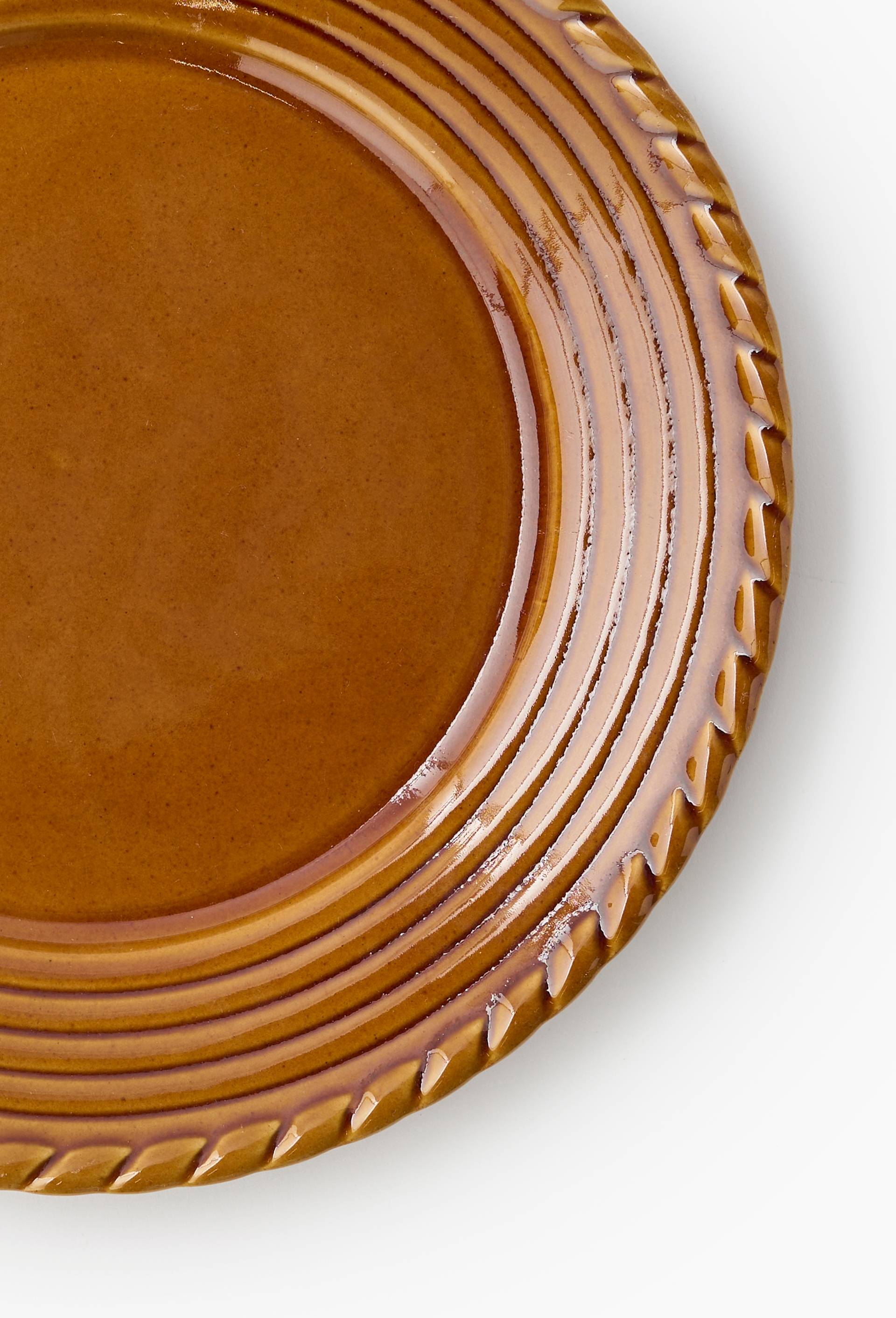 Assiette, finition r&eacute;active, 26cm, Brun clair, large image number 2.0