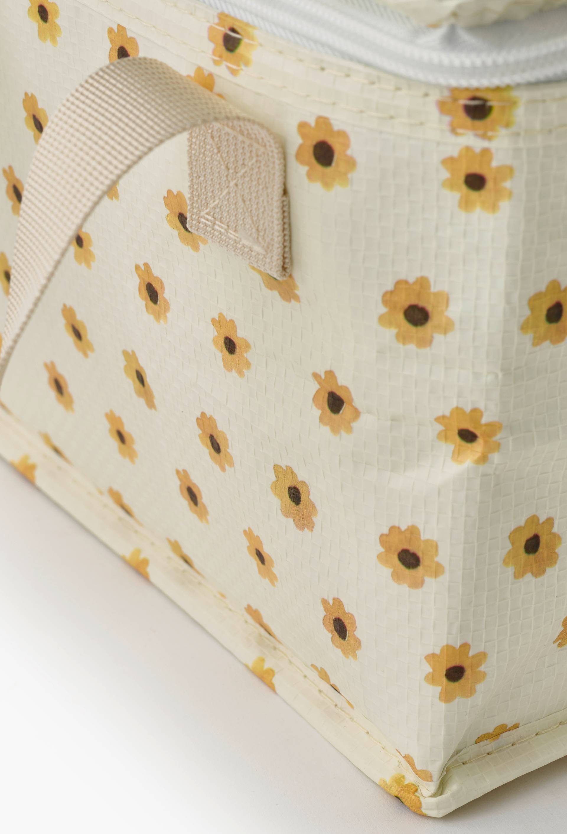 Sac isotherme, finition imprim&eacute;e tournesol, 22x14cm, Jaune, large image number 2.0
