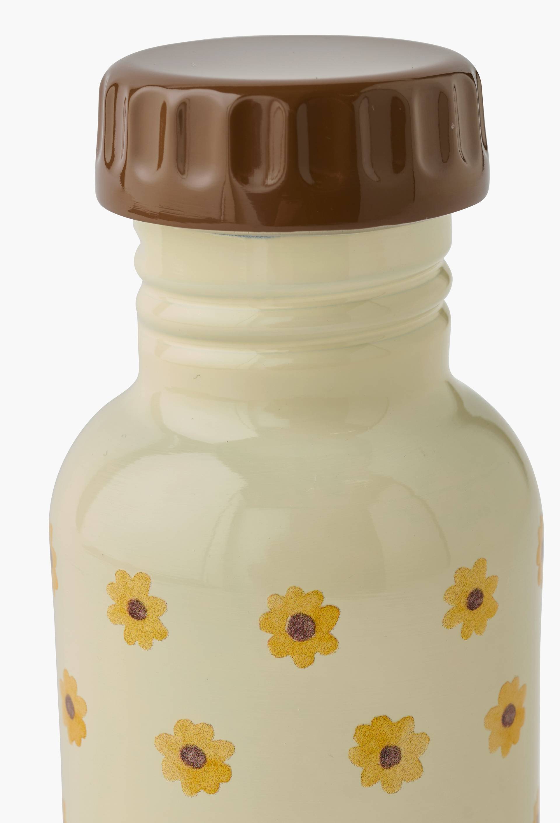 Gourde finition imprim&eacute;e tournesol, 350ml, Jaune, large image number 1.0