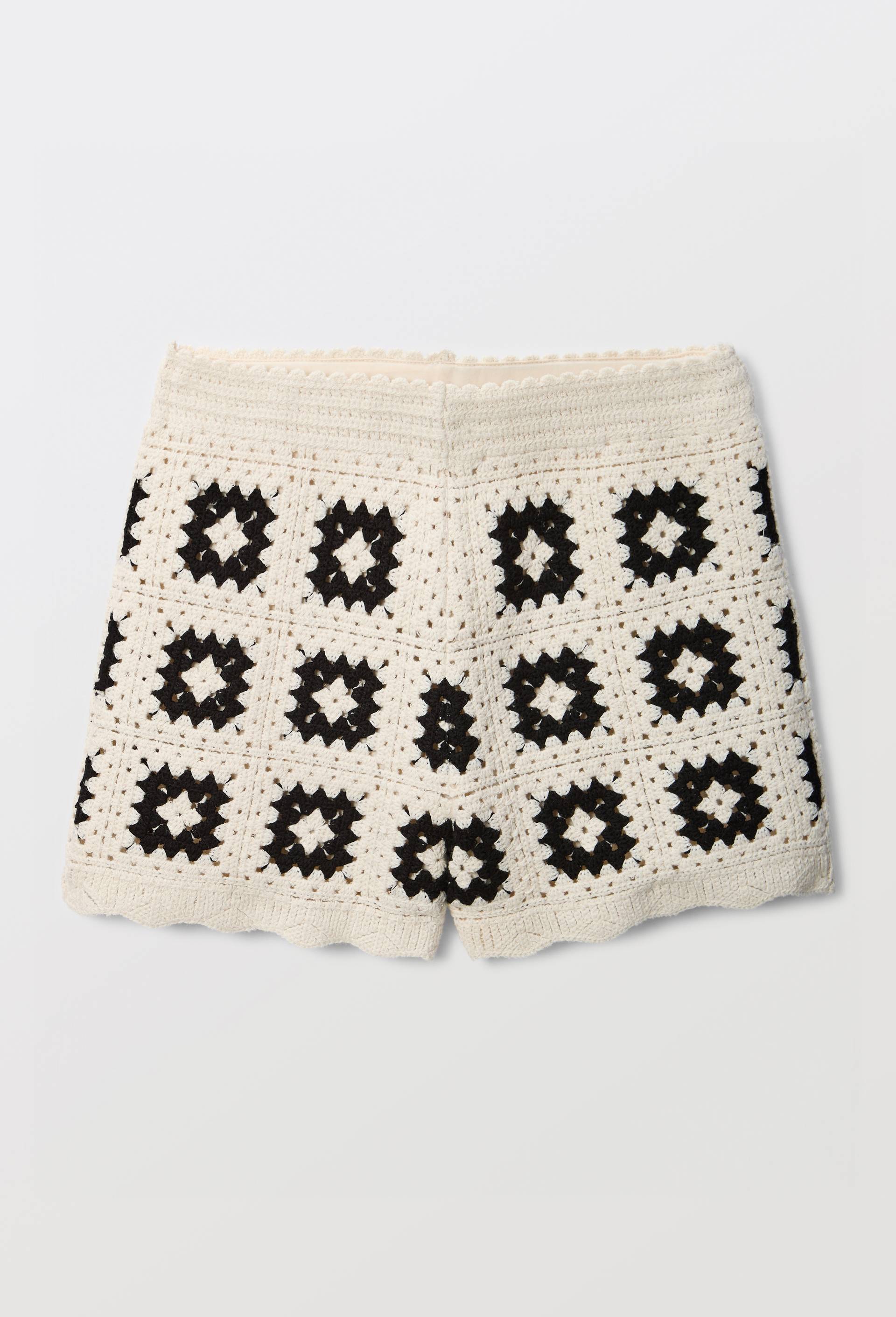 Short en crochet, Beige clair, large image number 1