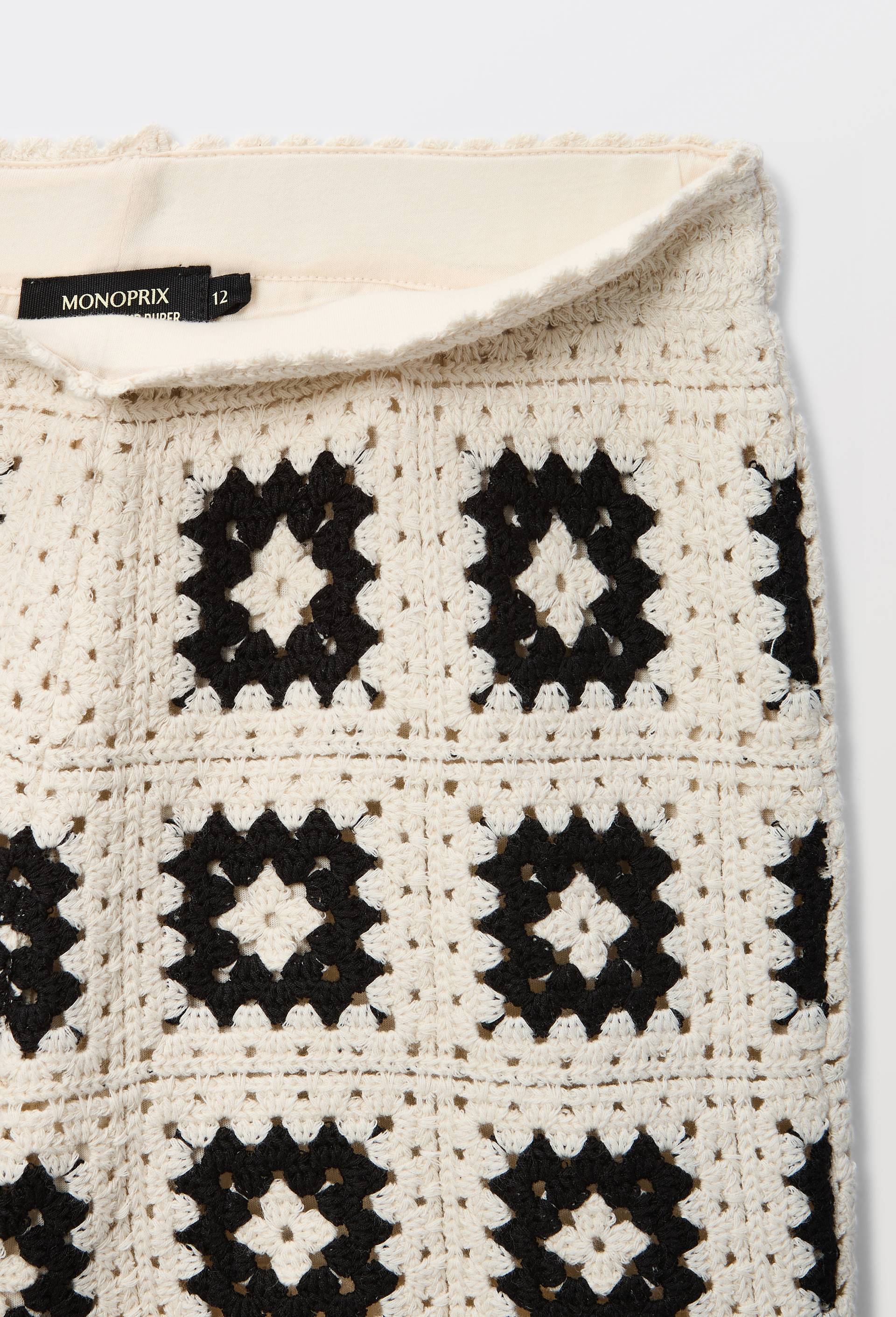 Short en crochet, Beige clair, large image number 3.0