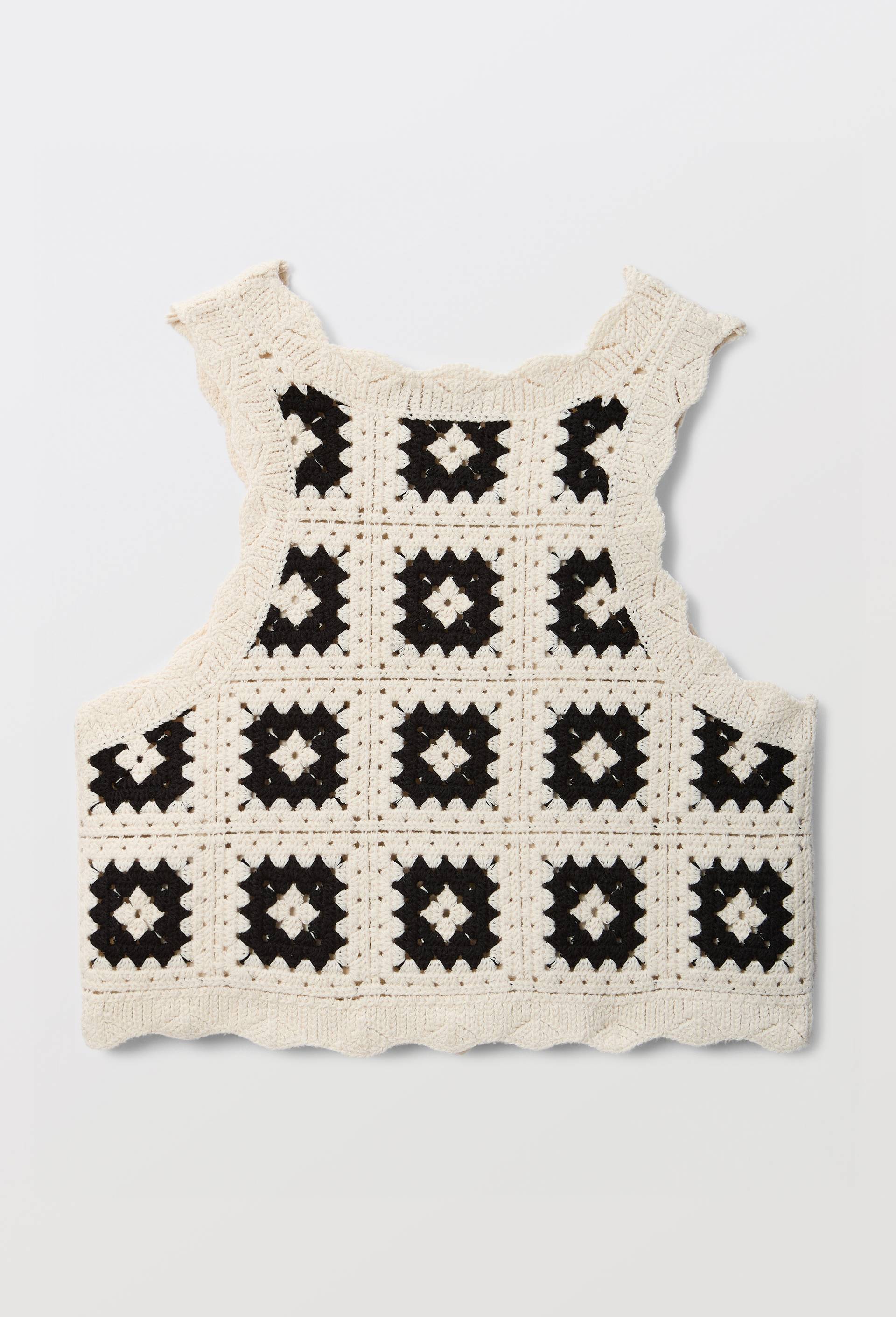 Top en crochet, Beige clair, large image number 2