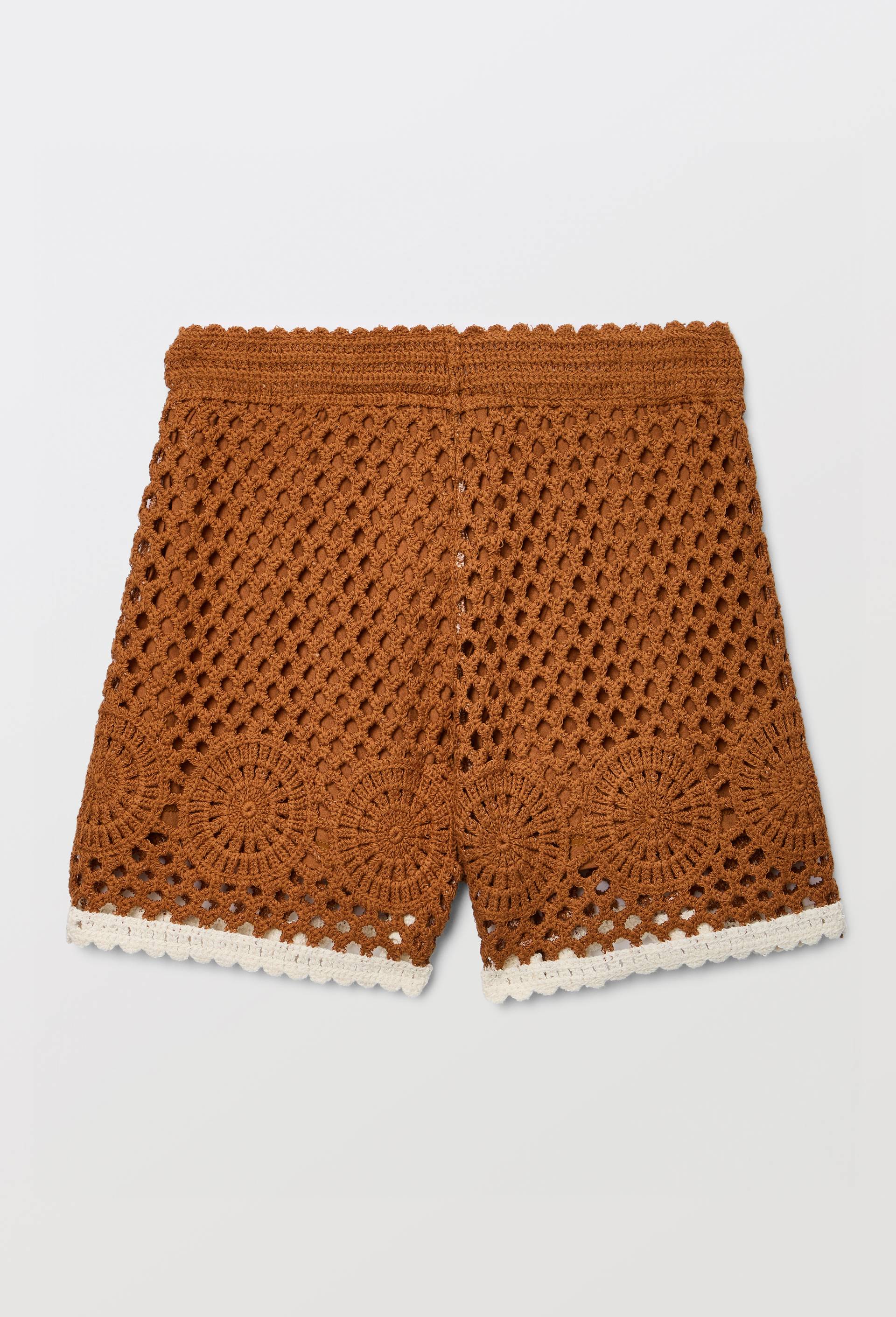 Short en crochet, Brun clair, large image number 2