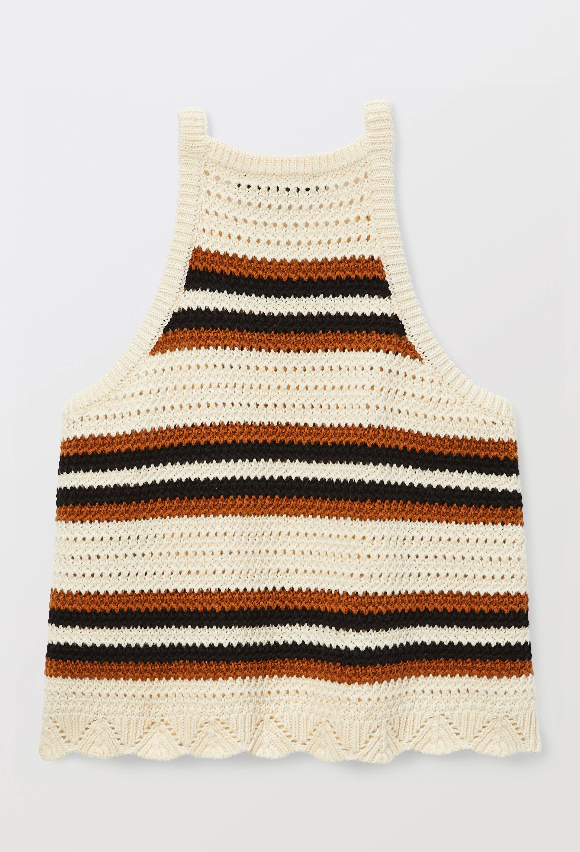 Top en crochet, Beige clair, large image number 3