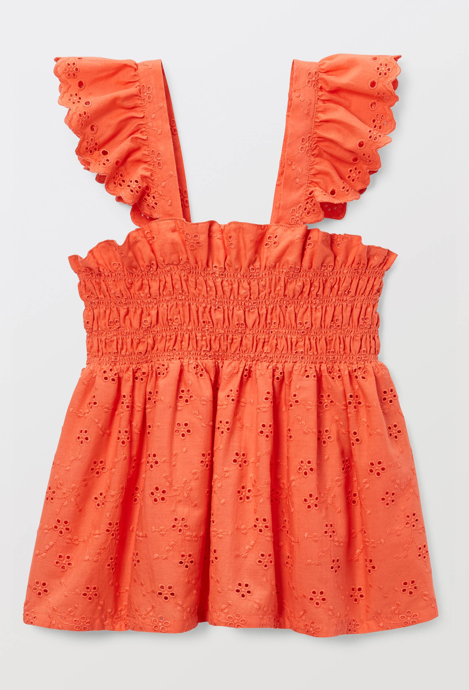 Blouse brod&eacute;e en coton, Rouge clair, large image number 1