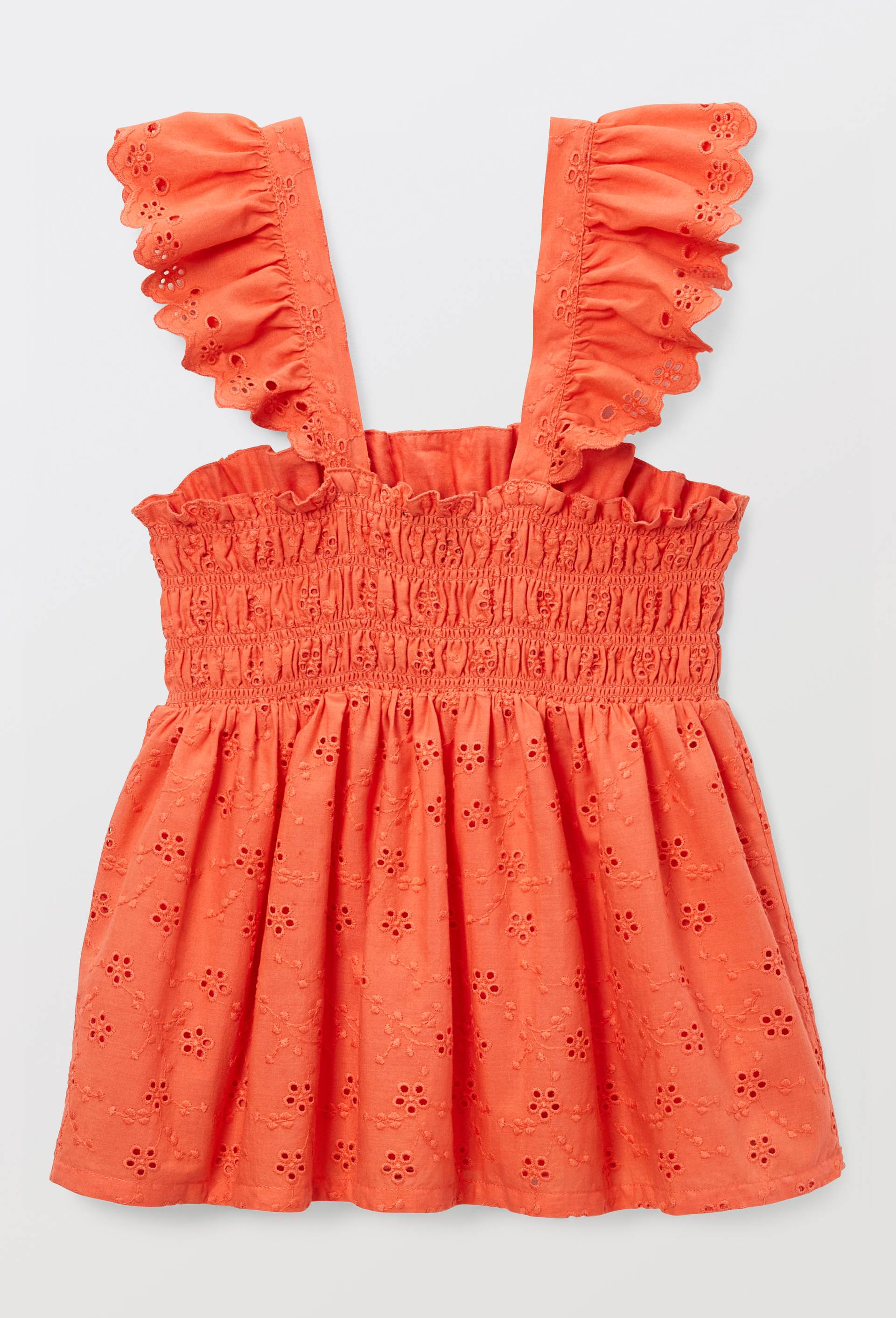 Blouse brod&eacute;e en coton, Rouge clair, large image number 2