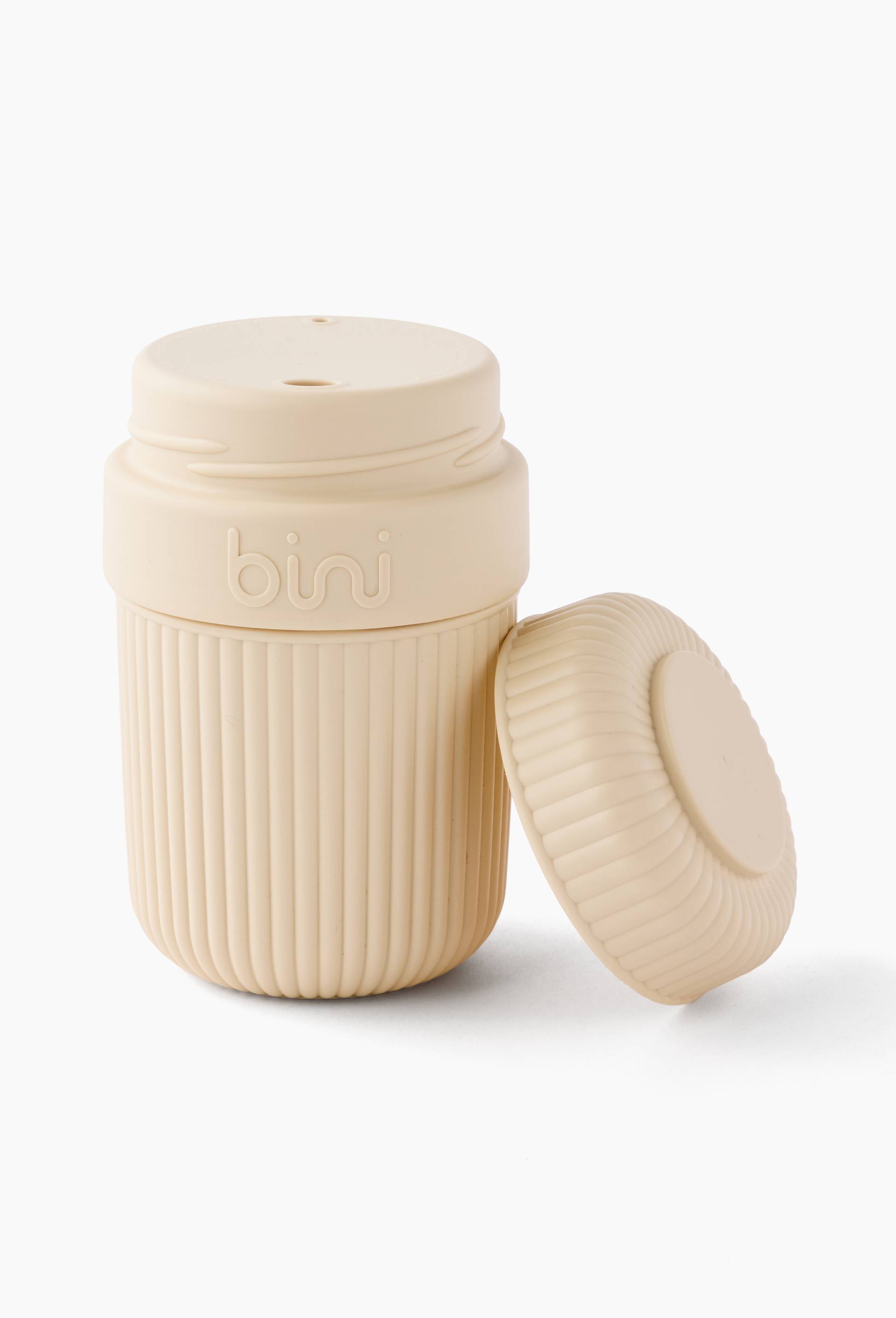 Mug de voyage bini, 350 ml, Ecru, large image number 1