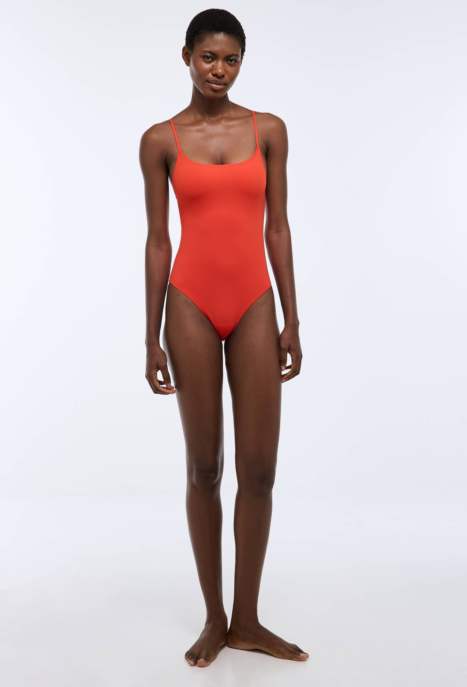 Maillot de bain 1 pi&egrave;ce IVIA, Orange, swatch image