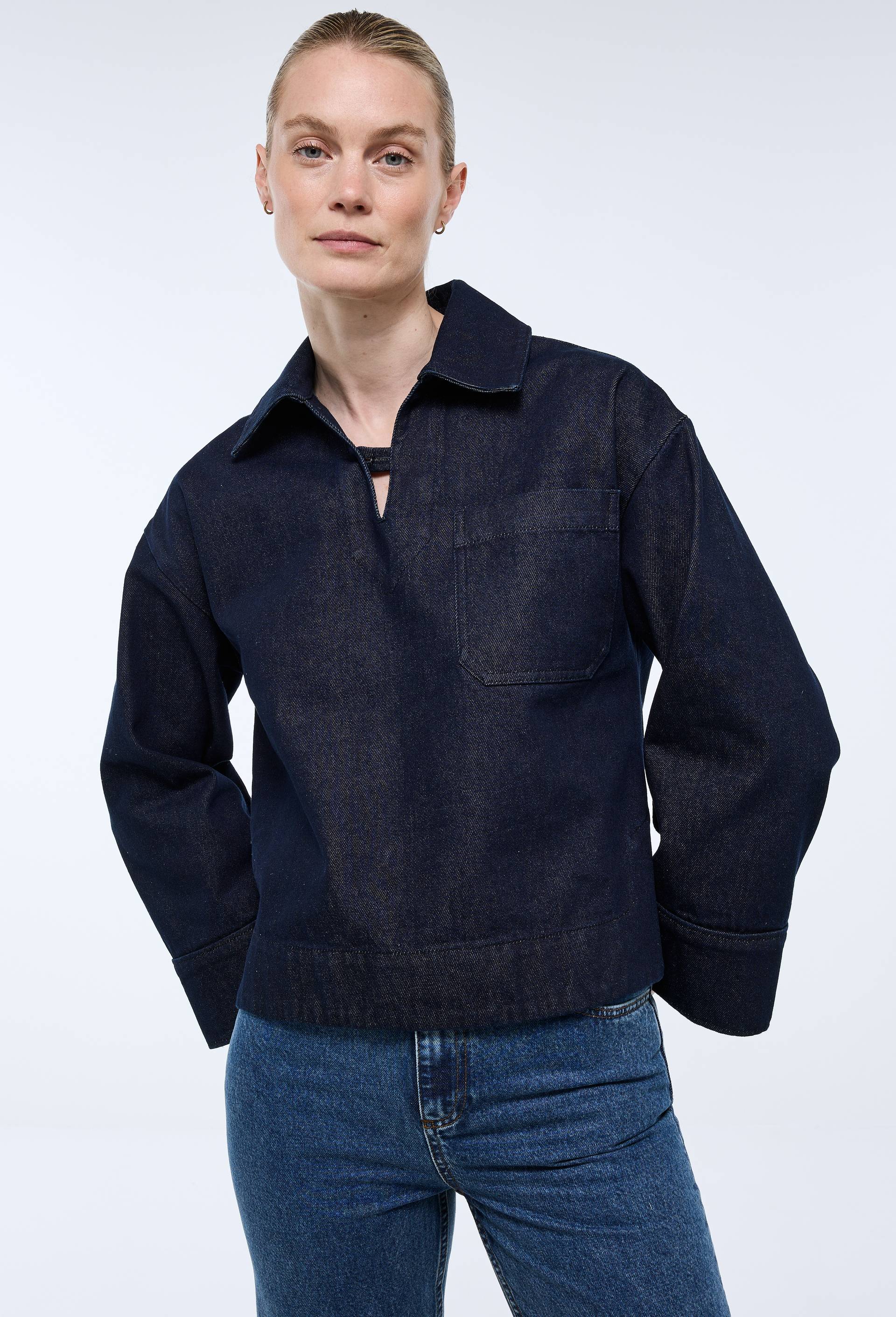 Vareuse en denim - ATELIER DENIM, Bleu, large image number 1