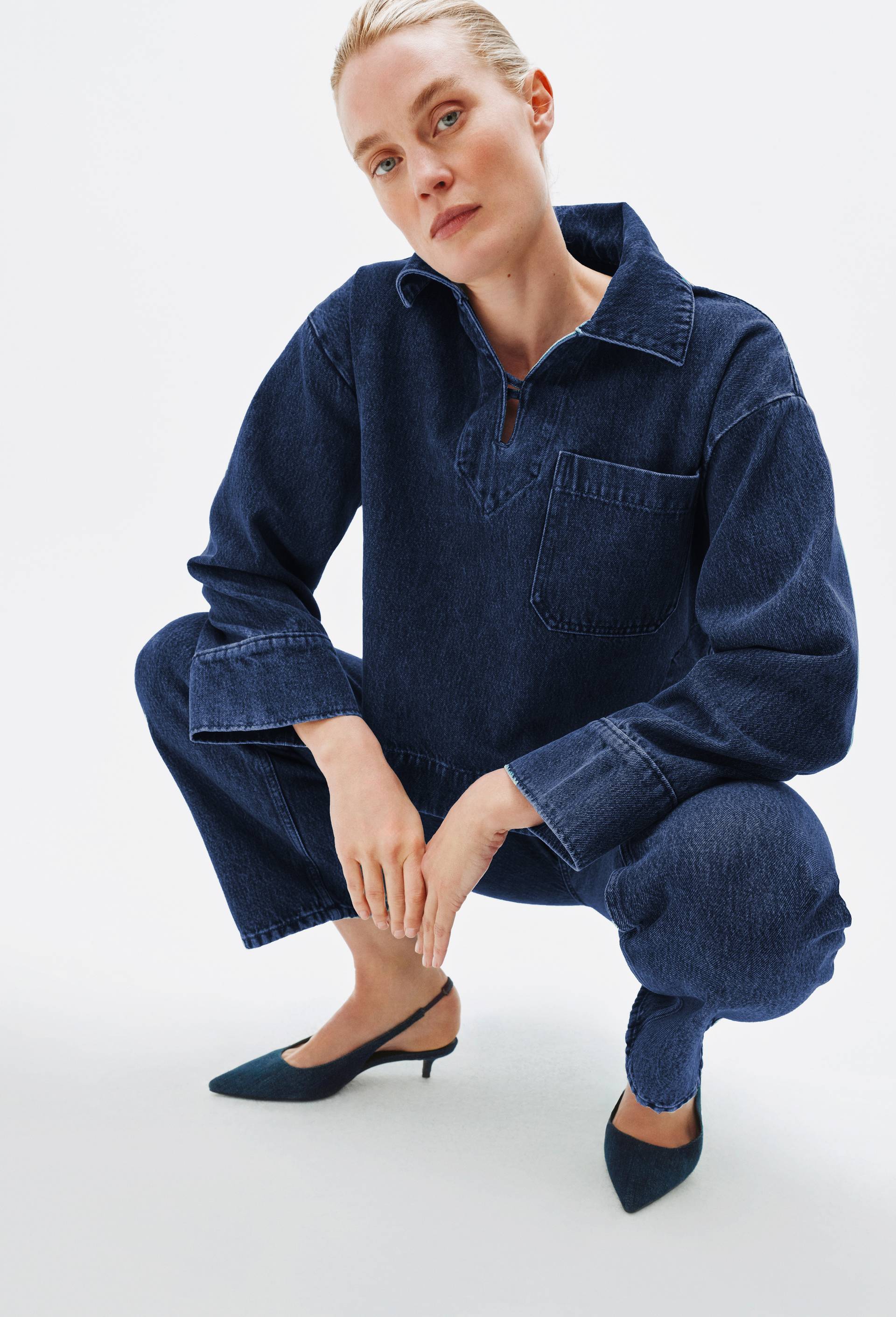 Vareuse en denim - ATELIER DENIM, Bleu, large image number 0
