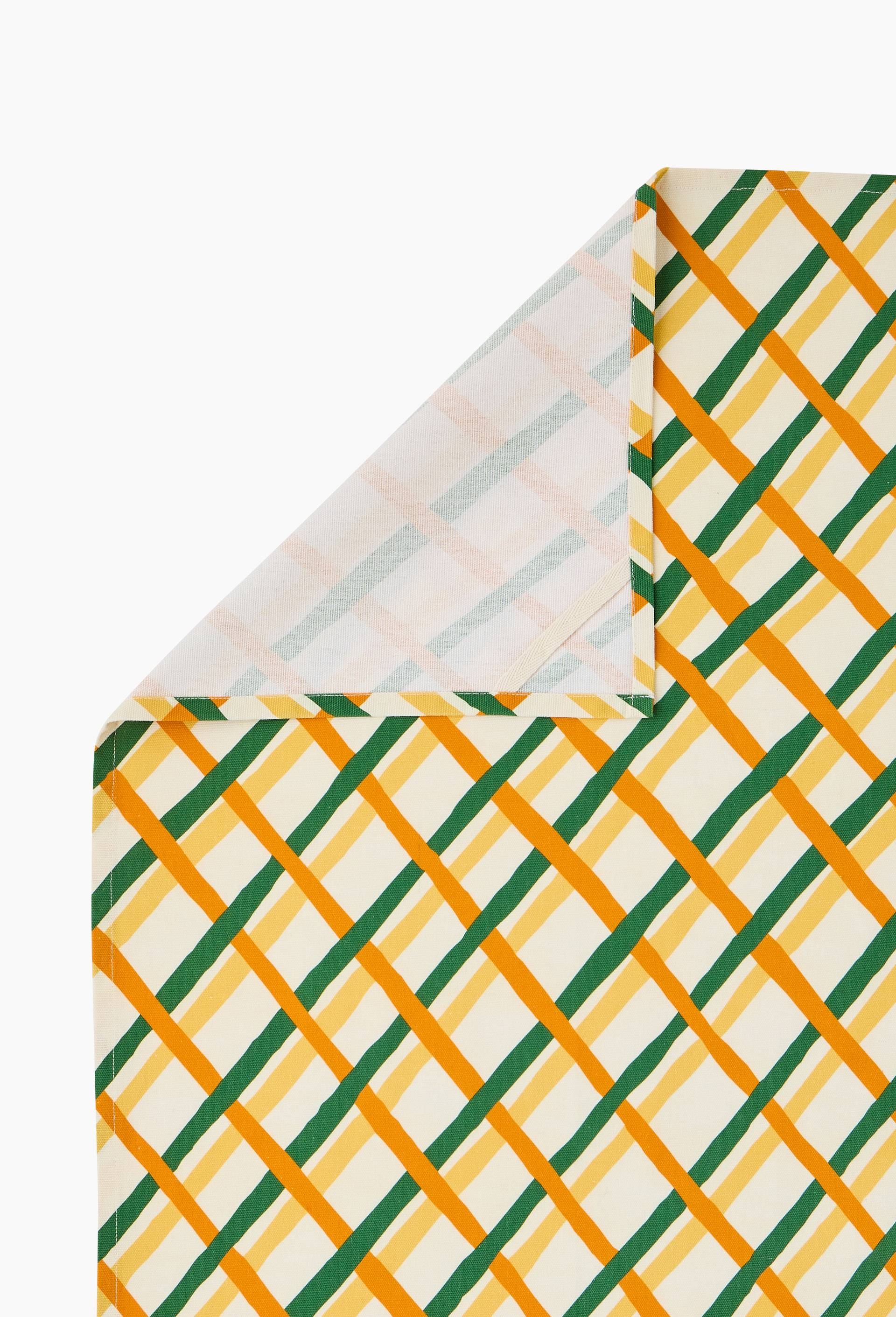 Torchon imprim&eacute;, 50x70cm, en coton - LES CRAFTIES x MONOPRIX, Ecru, large image number 3.0