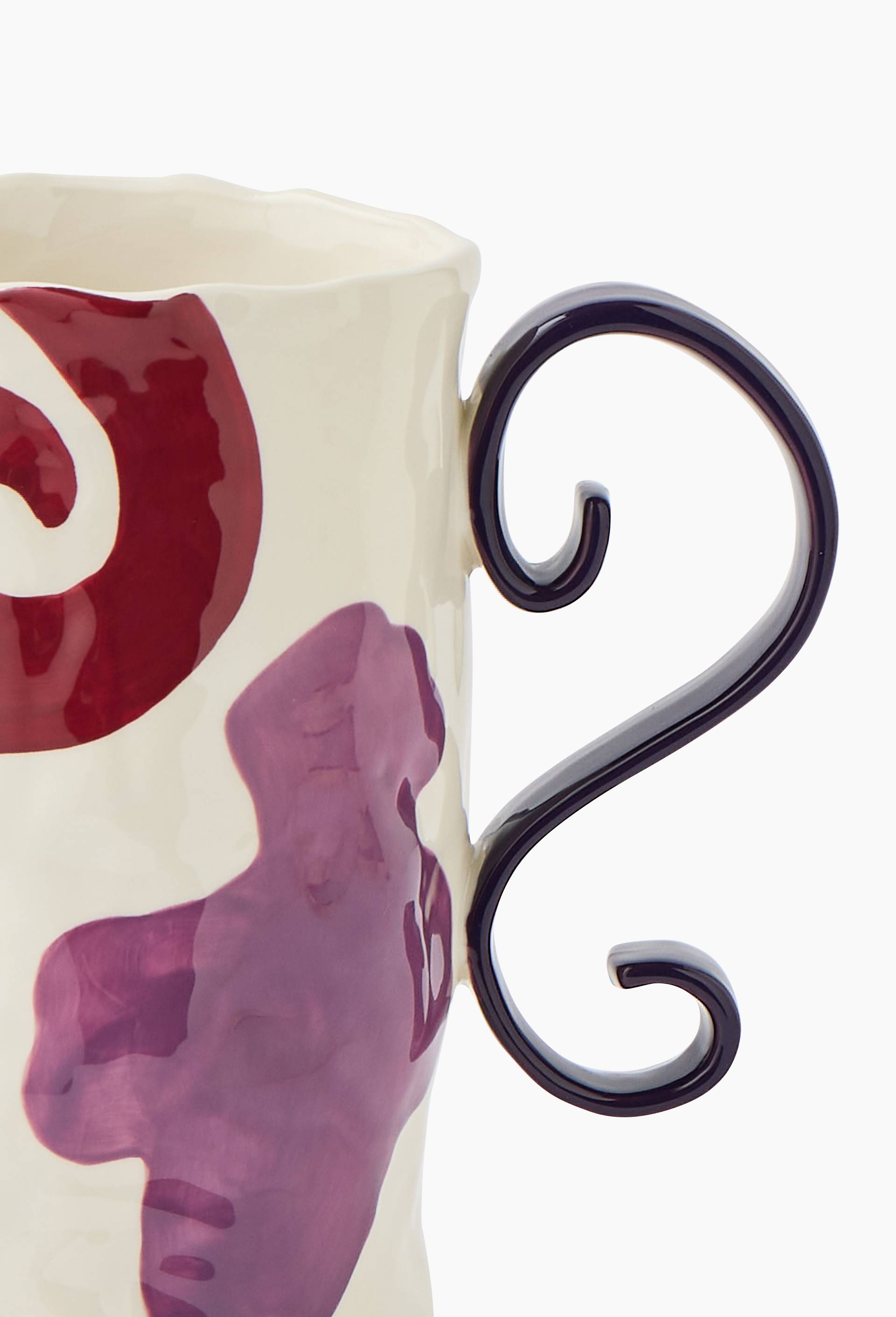Carafe, 13x23x16cm, en c&eacute;ramique - LES CRAFTIES x MONOPRIX, Multicolore, large image number 1