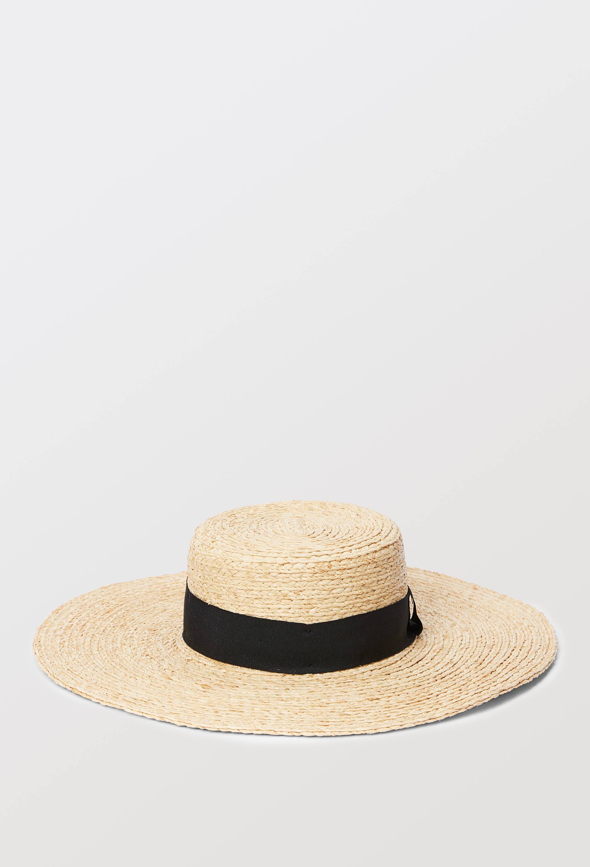 Chapeau en raphia, Beige clair, large image number 1.0