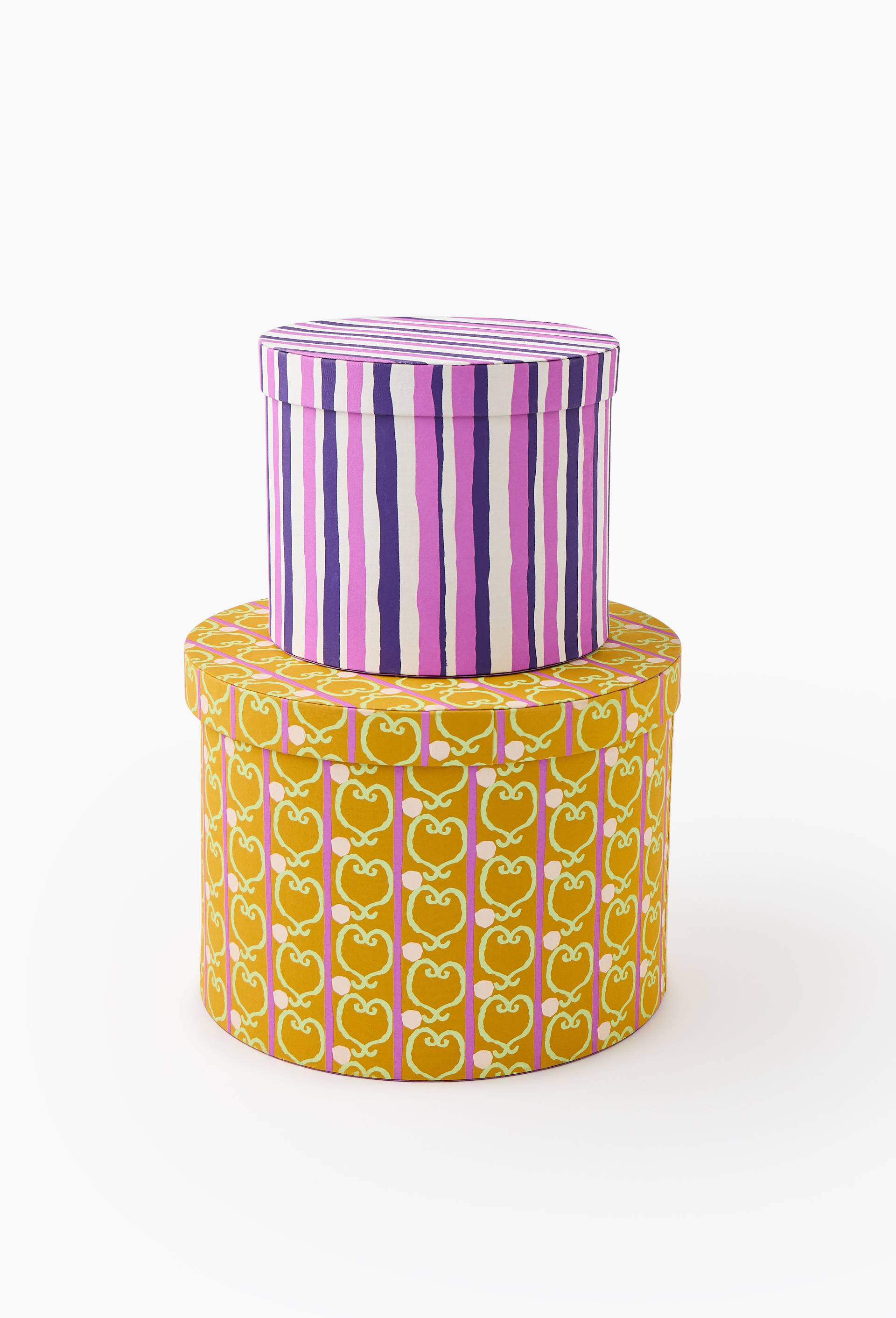 Bo&icirc;te ronde imprim&eacute;e, 25x34cm - LES CRAFTIES x MONOPRIX, Orange, large image number 2