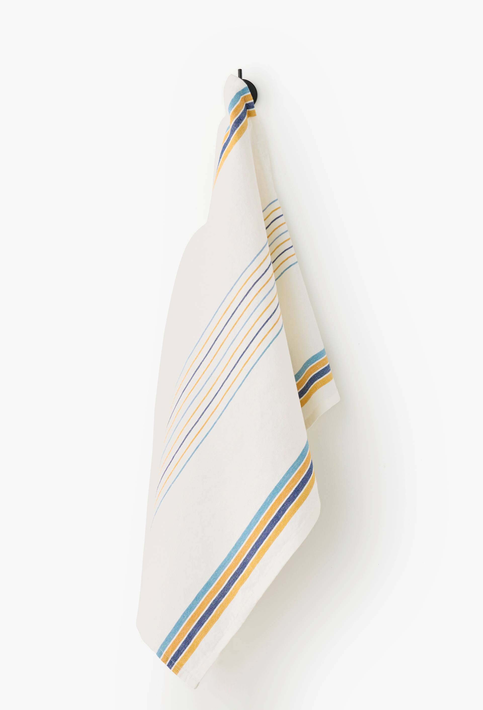 Torchon, 50x70 cm, 60% coton et 40% lin, Jaune, large image number 0.0