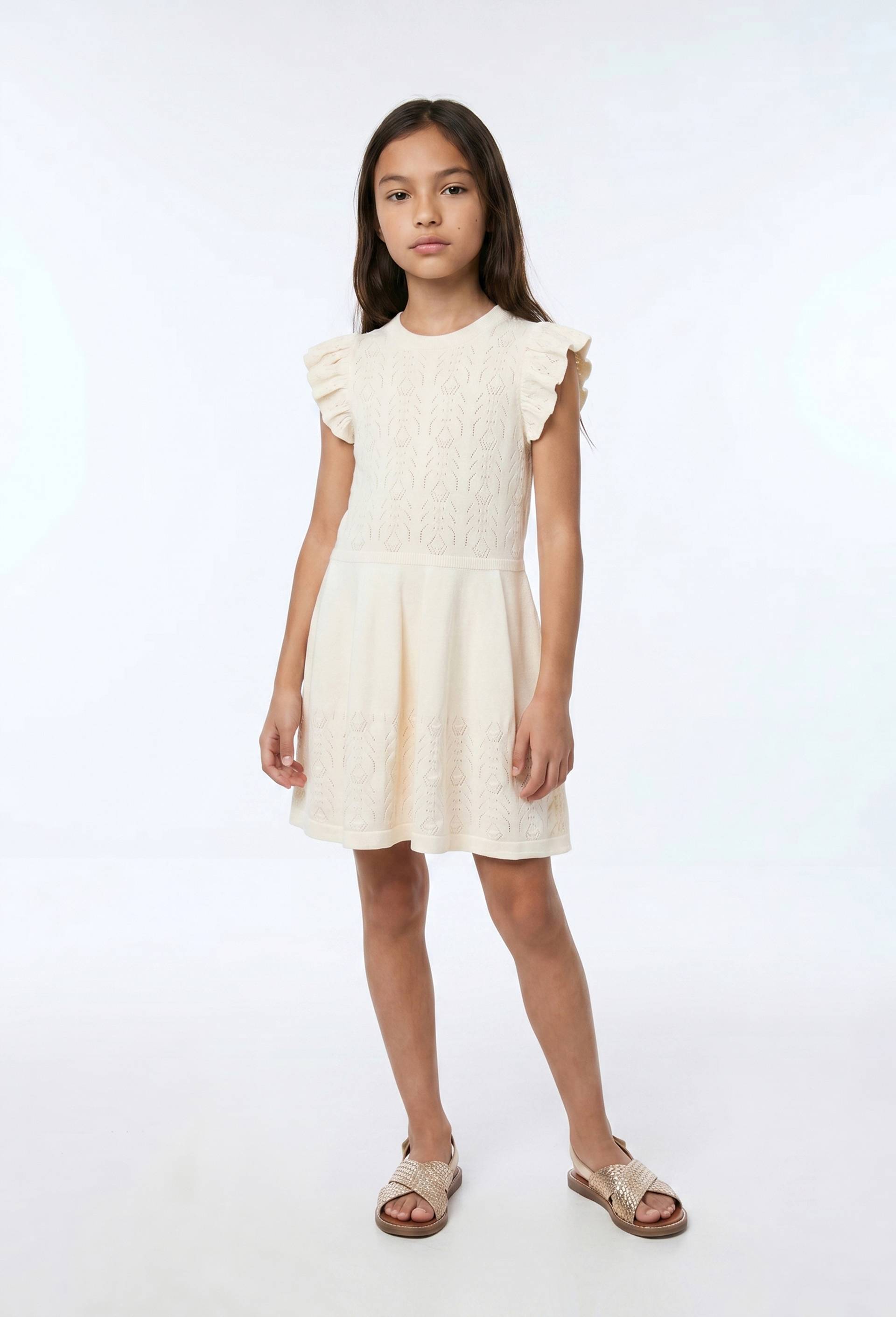 Robe en maille, Beige clair, large image number 0
