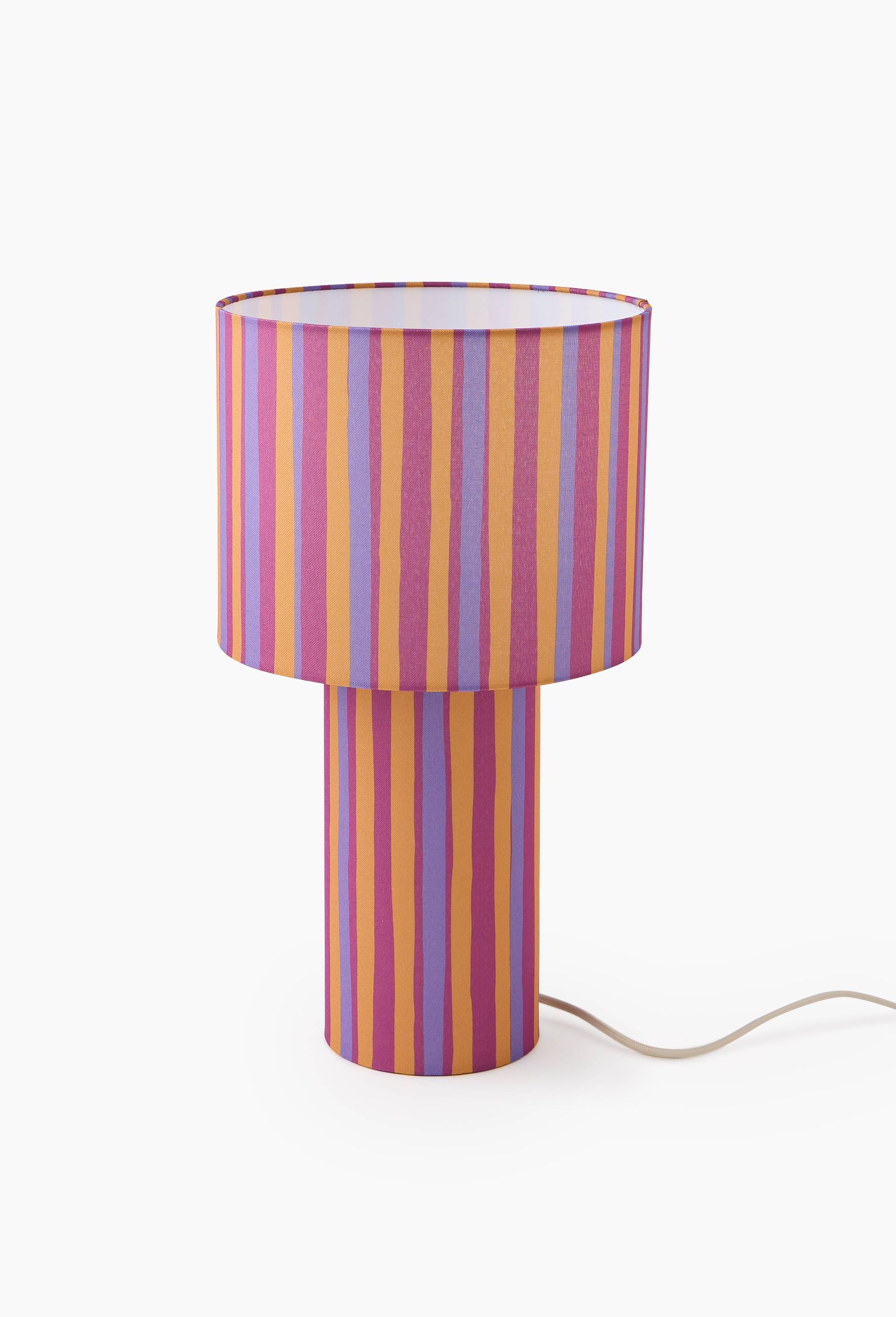 Lampe, 25x45cm, en lin - LES CRAFTIES x MONOPRIX, Multicolore, large image number 1.0