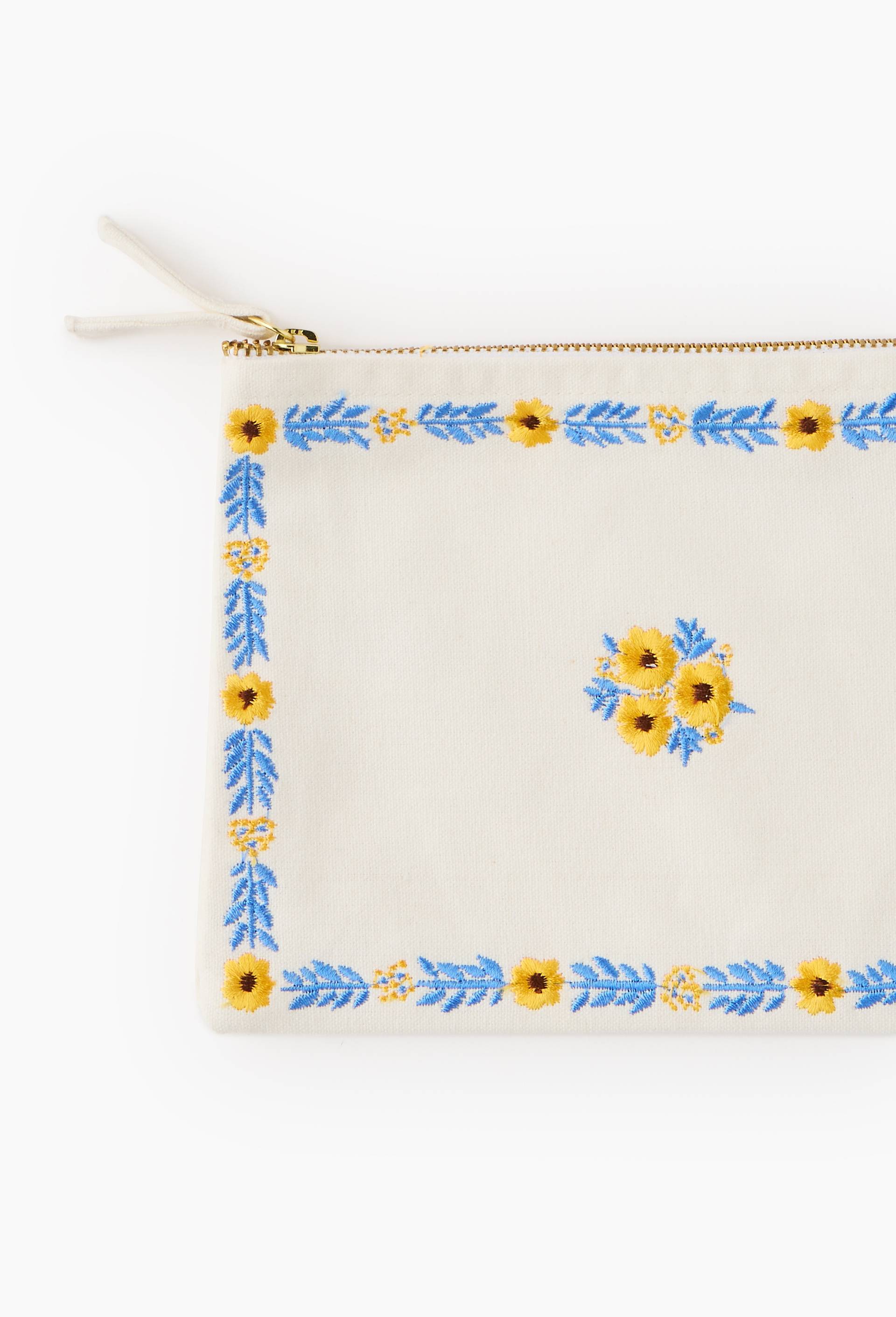Trousse plate A5, Jaune, large image number 1