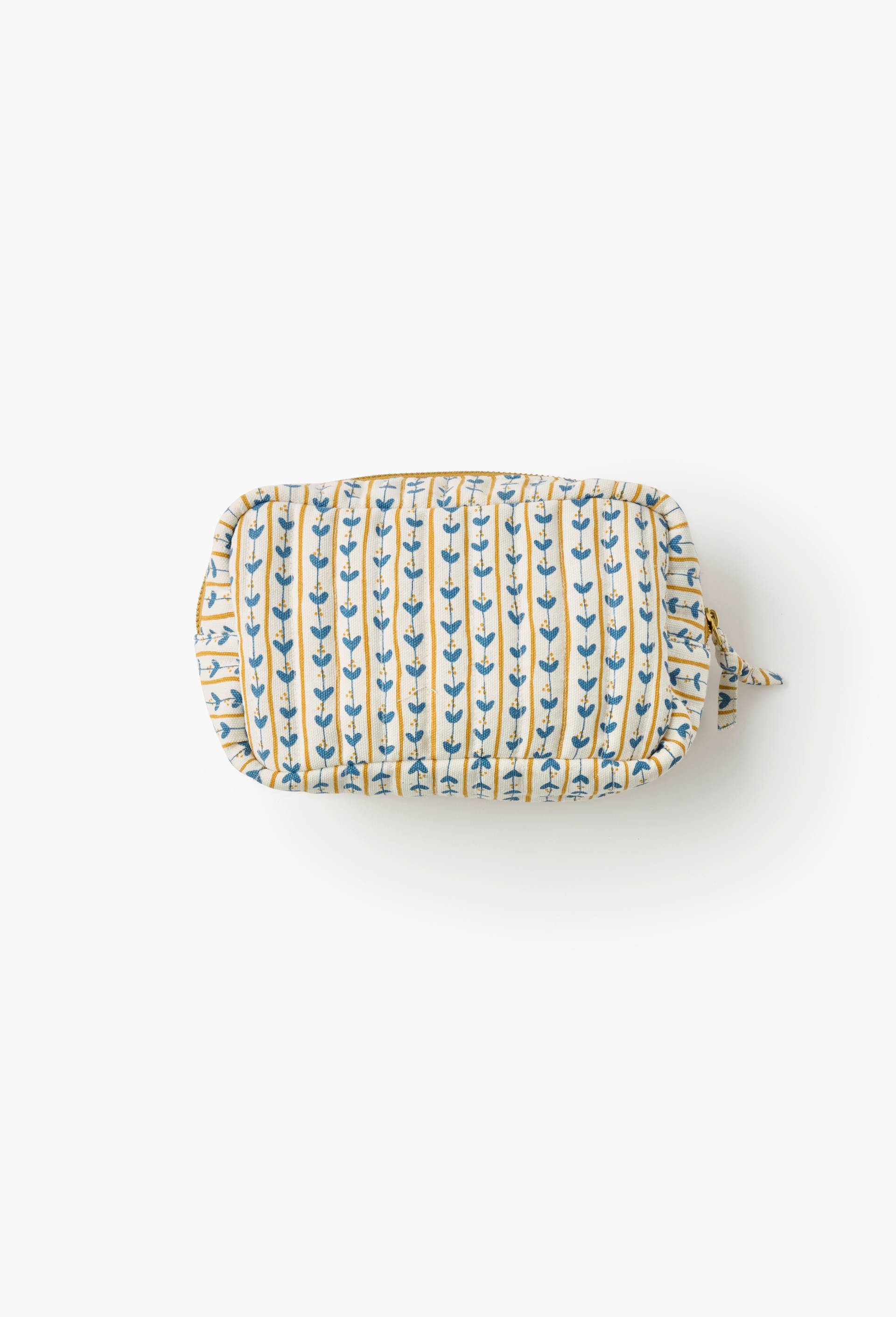 Trousse quilt&eacute;e, Beige, large image number 0