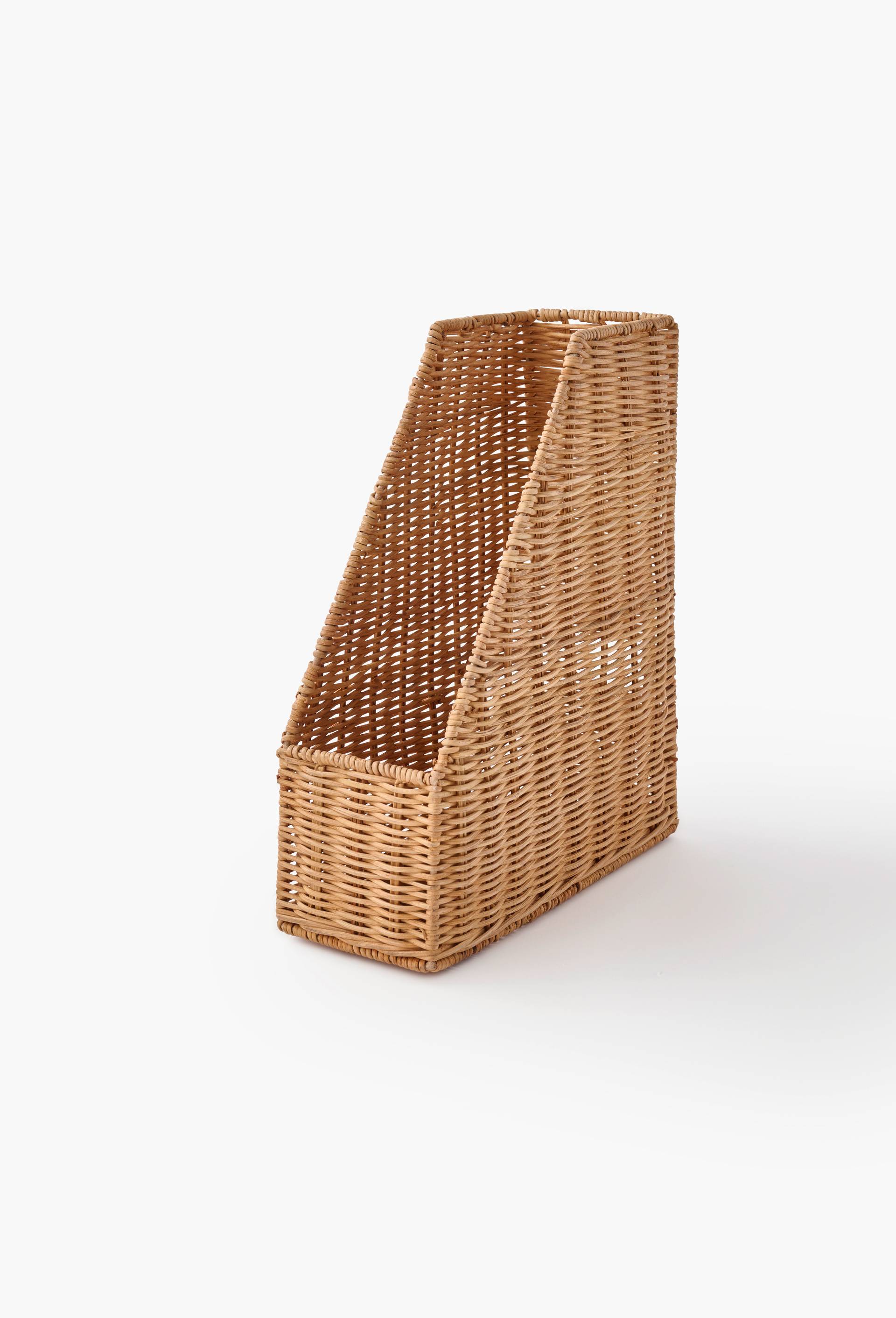 Range magazines en rotin, Brun, large image number 0