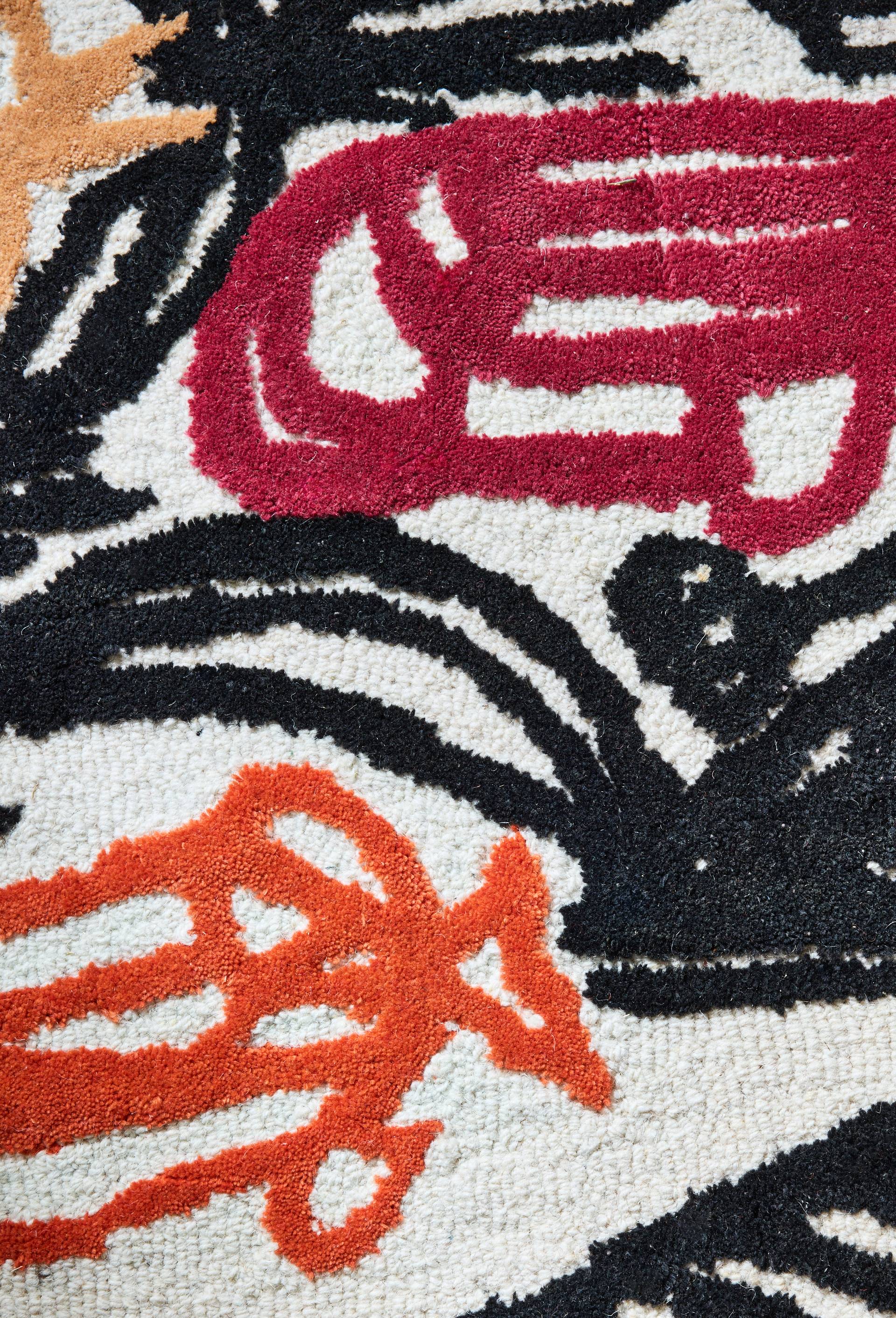Tapis, 180x250cm, en laine - BD GRAFT x MONOPRIX, Multicolore, large image number 2