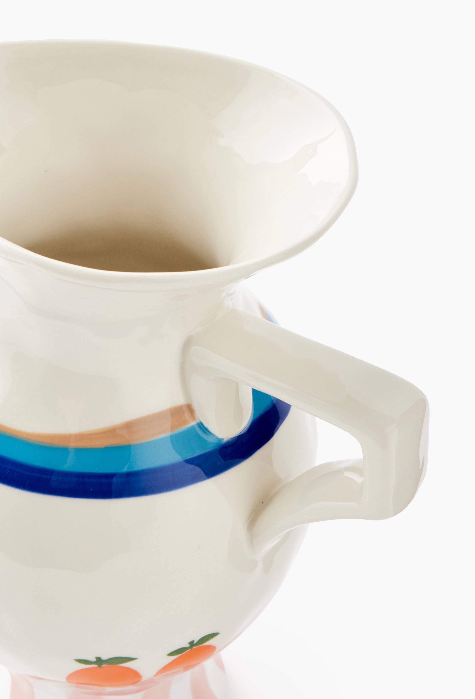 Carafe, 15x25cm, en c&eacute;ramique - BEN ARPEA x MONOPRIX, Ecru, large image number 2.0