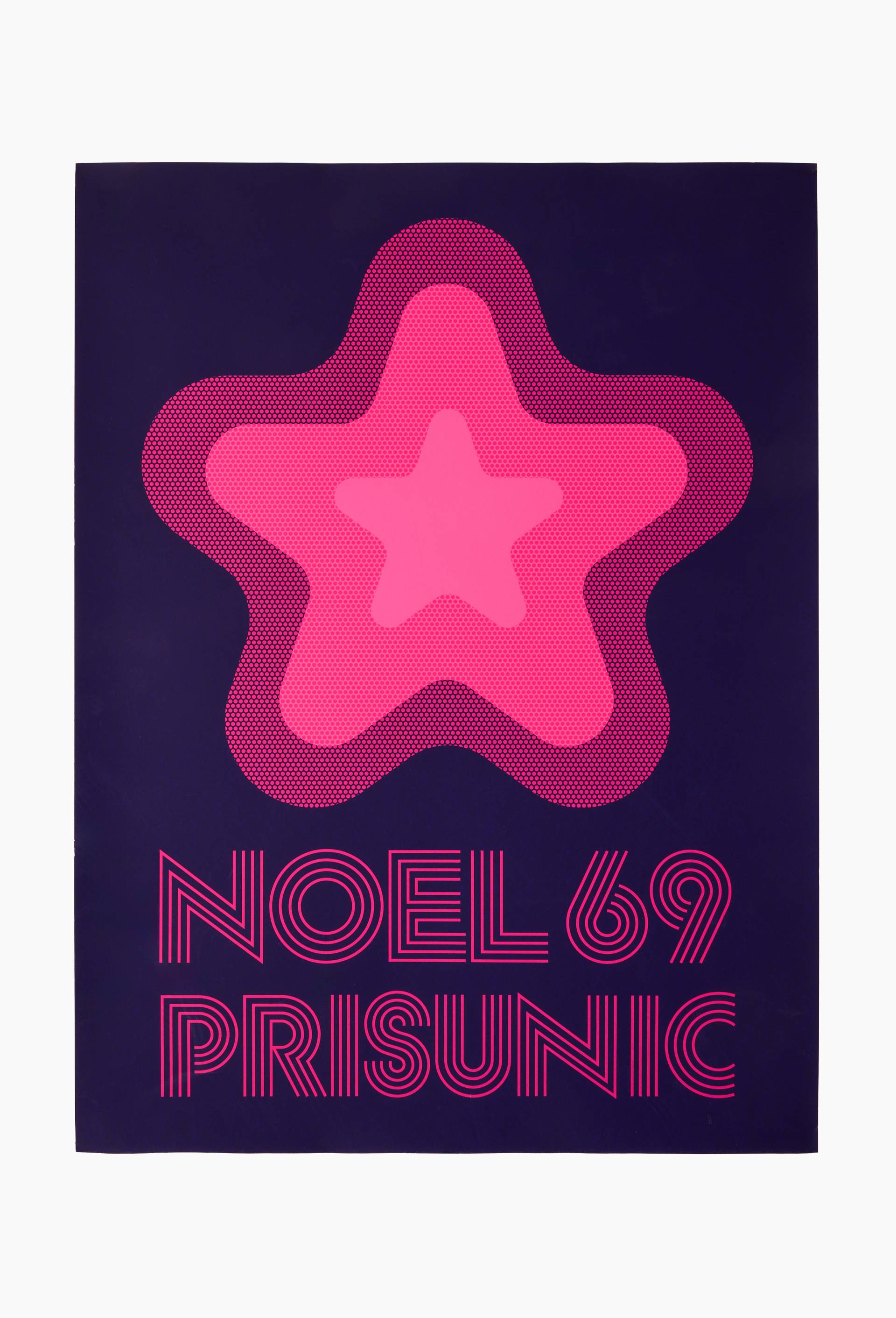 Affiche No&euml;l 69 Friedemann Hauss, 60 x 80 cm - STUDIO PRISUNIC x MONOPRIX, Multicolore, large image number 0