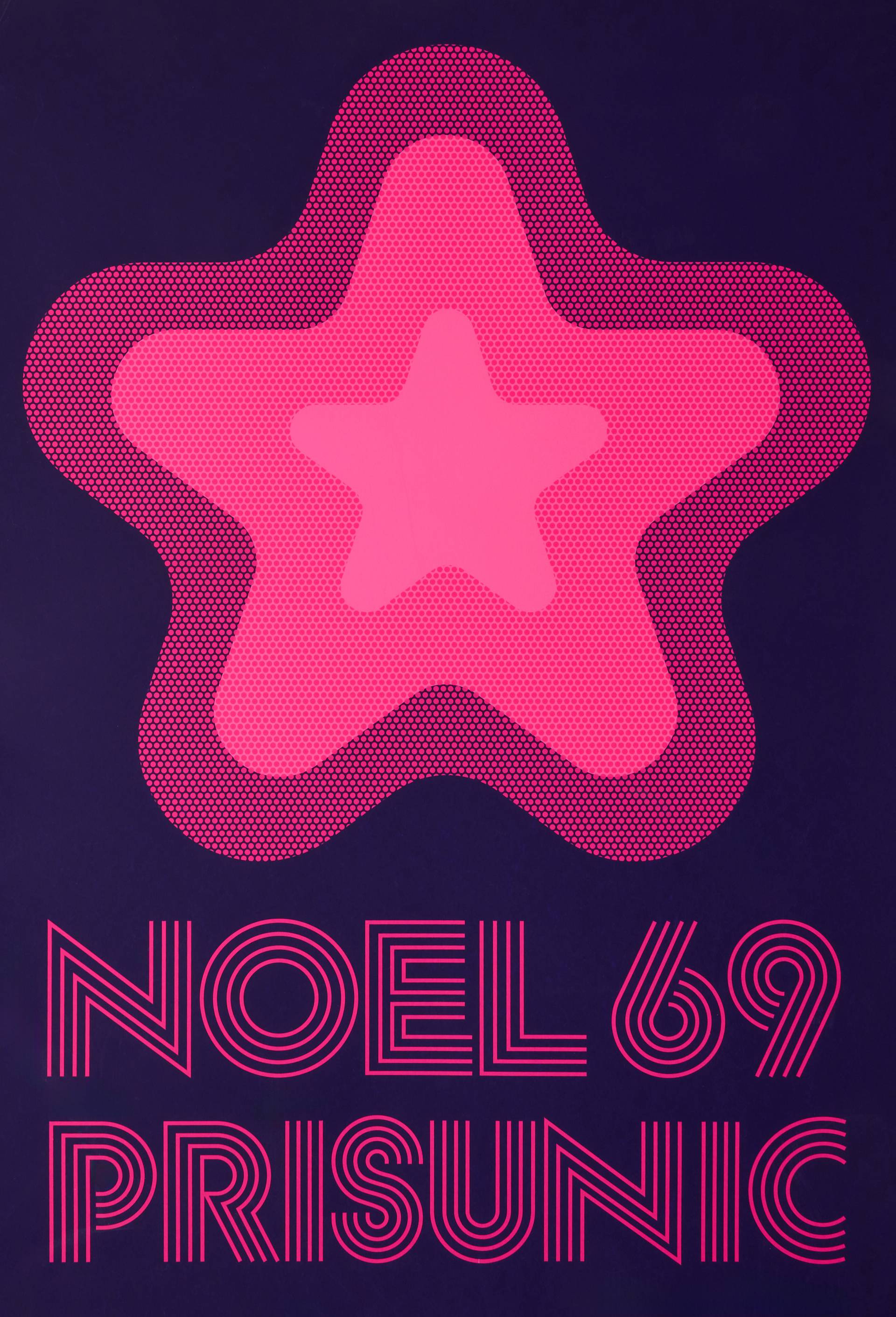 Affiche No&euml;l 69 Friedemann Hauss, 60 x 80 cm - STUDIO PRISUNIC x MONOPRIX, Multicolore, large image number 1.0