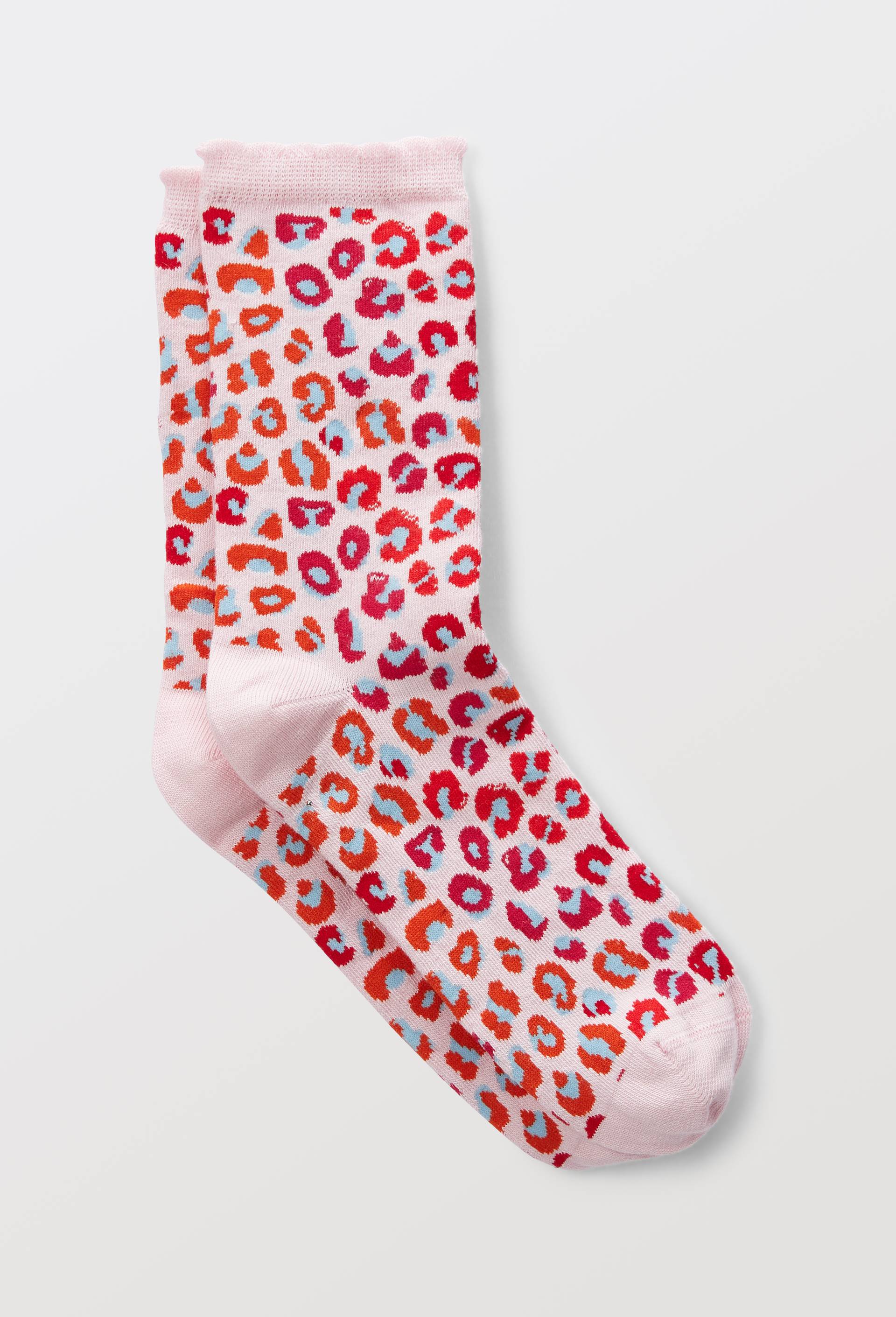 Chaussettes fantaisies en coton bio WE ARE JOLIES, Rose, large image number 0.0