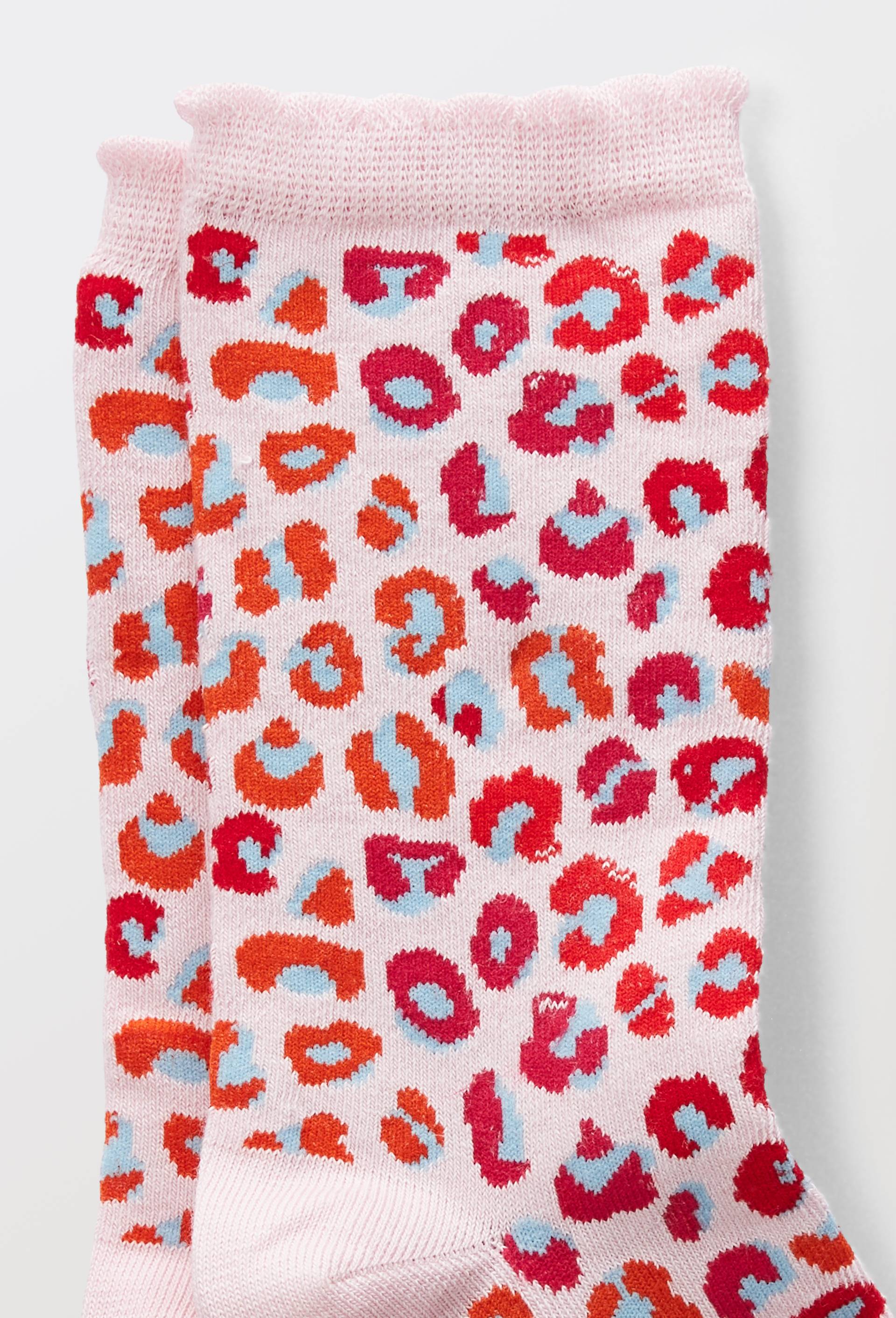 Chaussettes fantaisies en coton bio WE ARE JOLIES, Rose, large image number 1.0