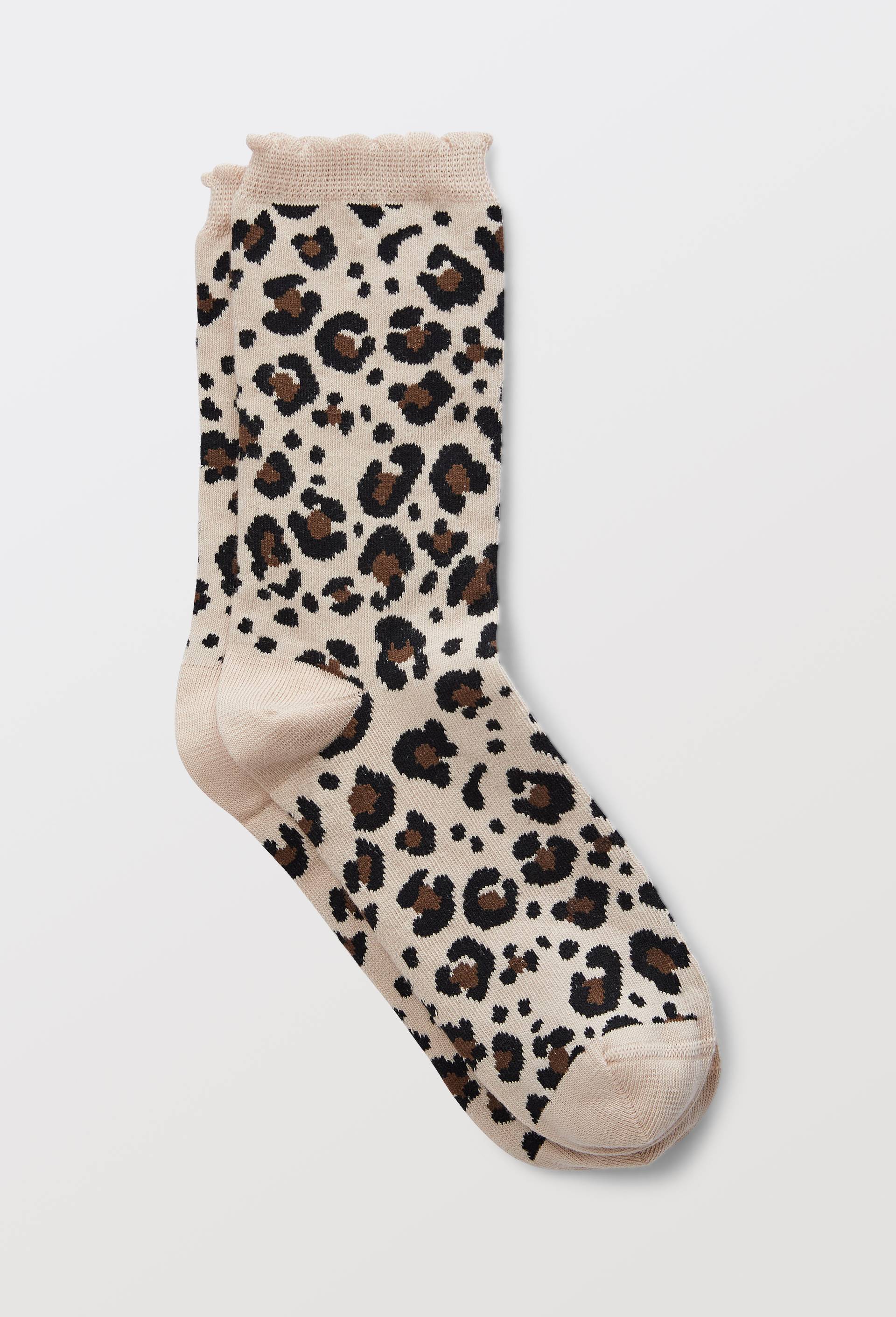 Chaussettes fantaisies en coton bio WE ARE JOLIES, Brun clair, large image number 0