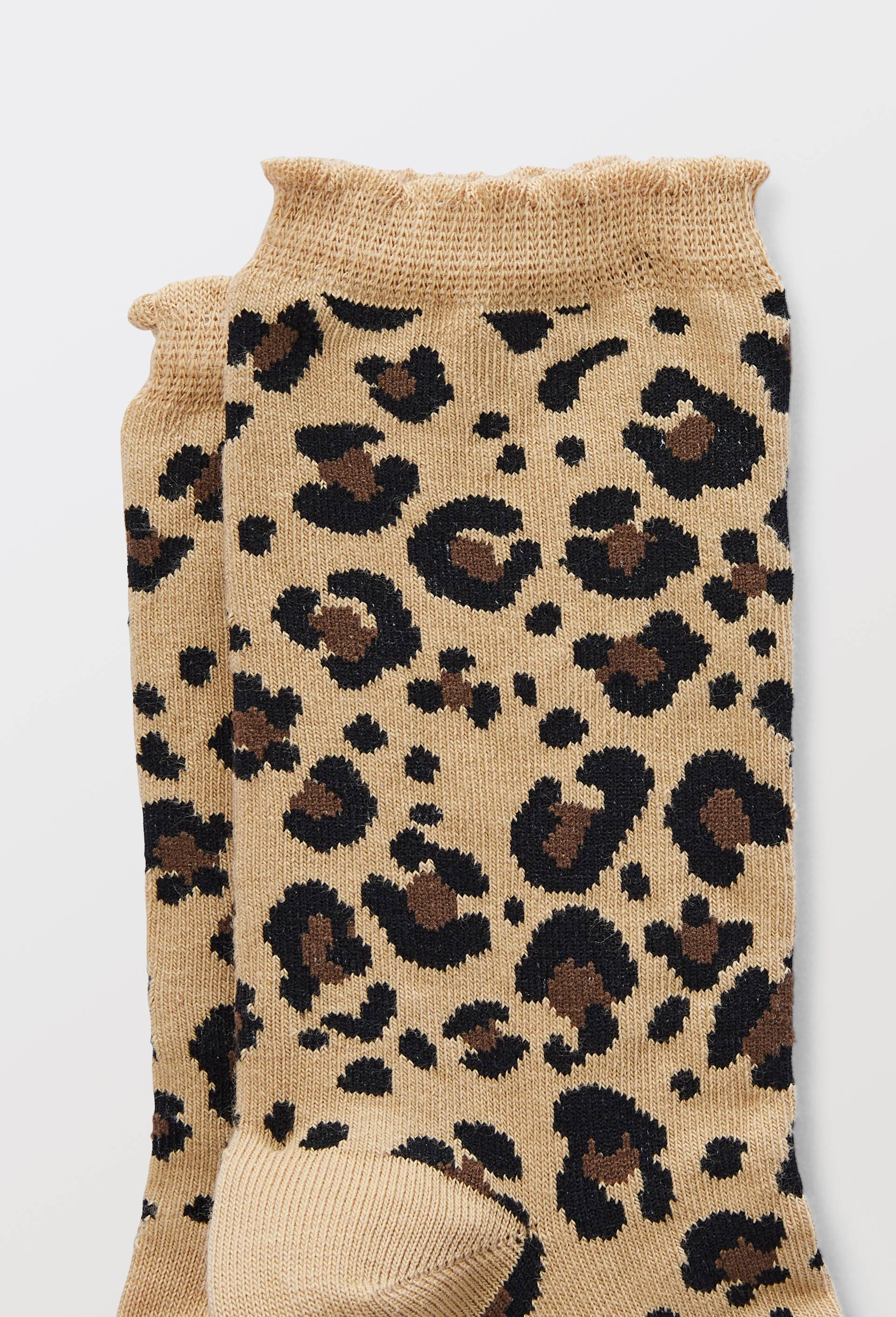 Chaussettes fantaisies en coton bio WE ARE JOLIES, Brun, large image number 1