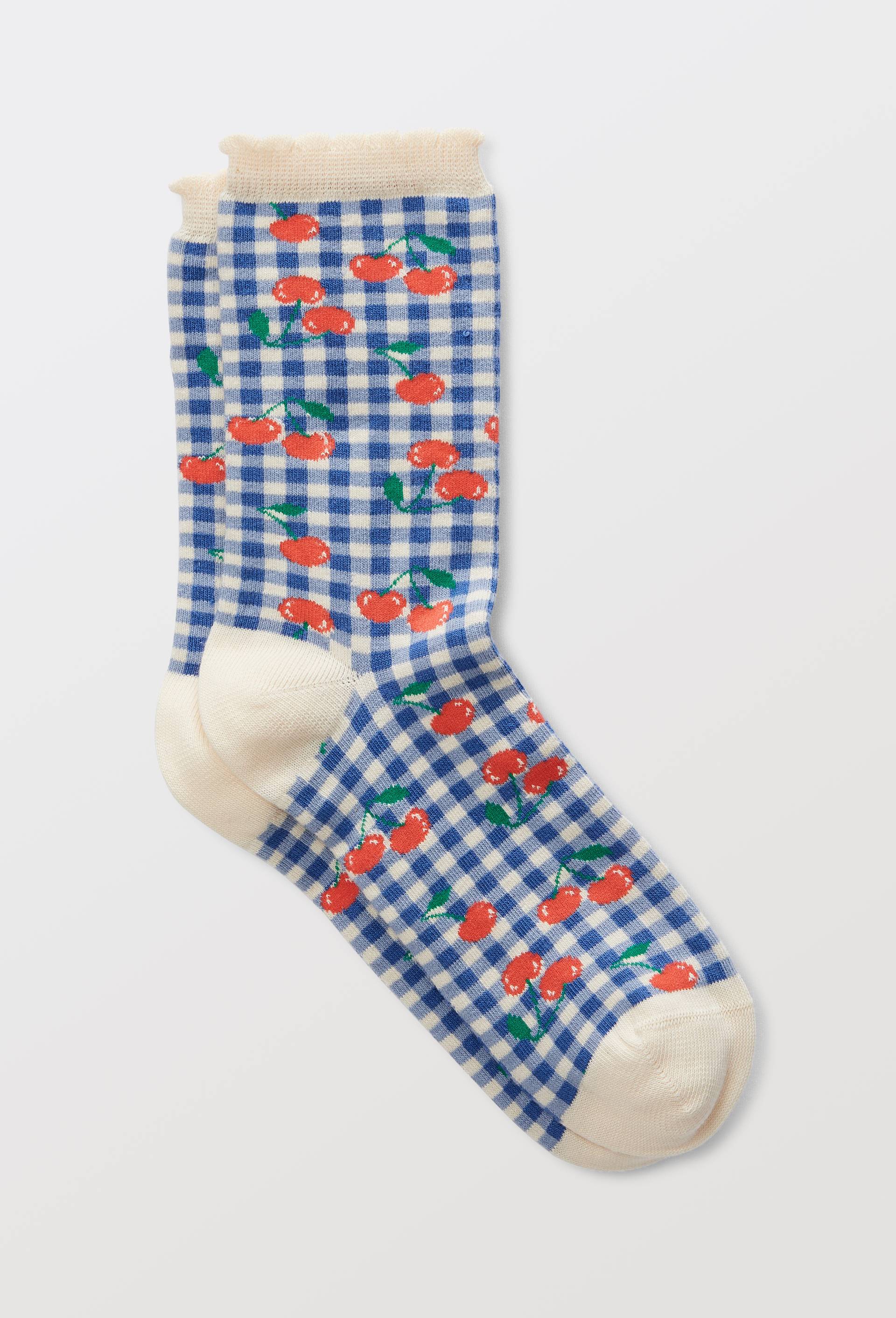 Chaussettes fantaisies en coton bio WE ARE JOLIES, Bleu, large image number 0
