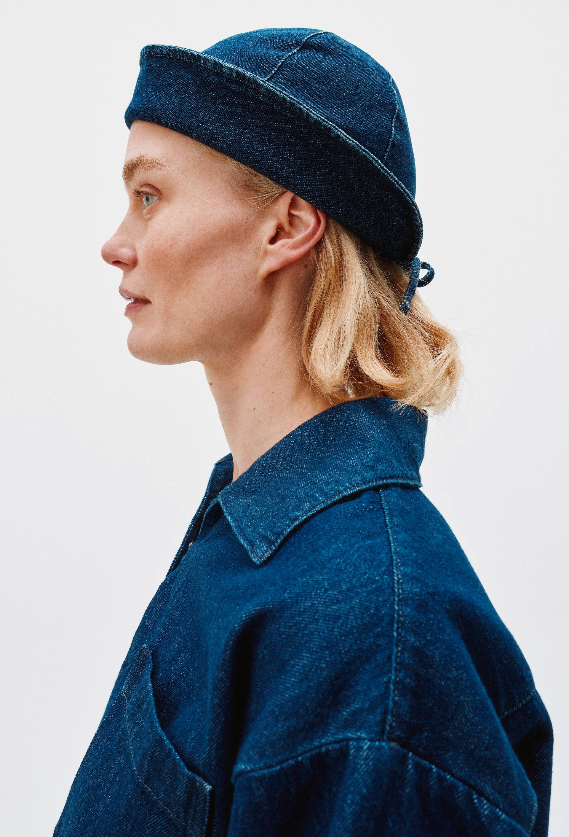 Chapeau en denim - ATELIER DENIM, Bleu, large image number 0.0