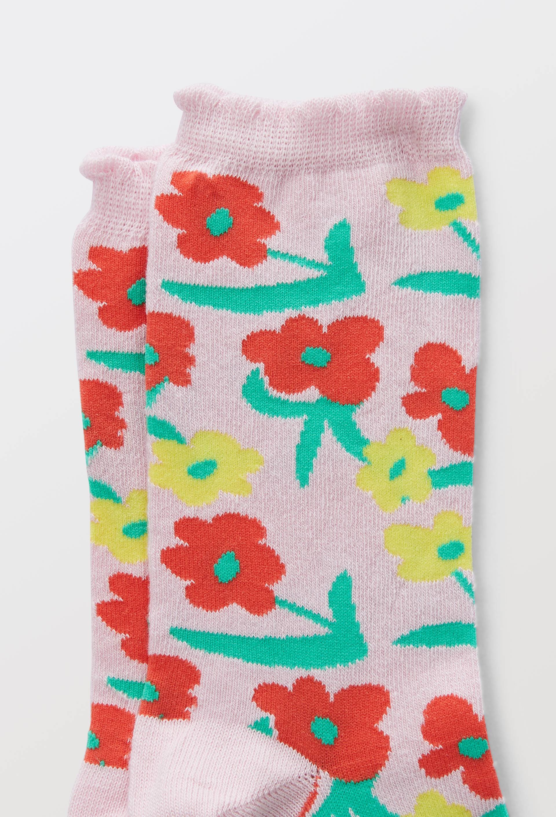Chaussettes fantaisies en coton bio WE ARE JOLIES, Rose, large image number 1