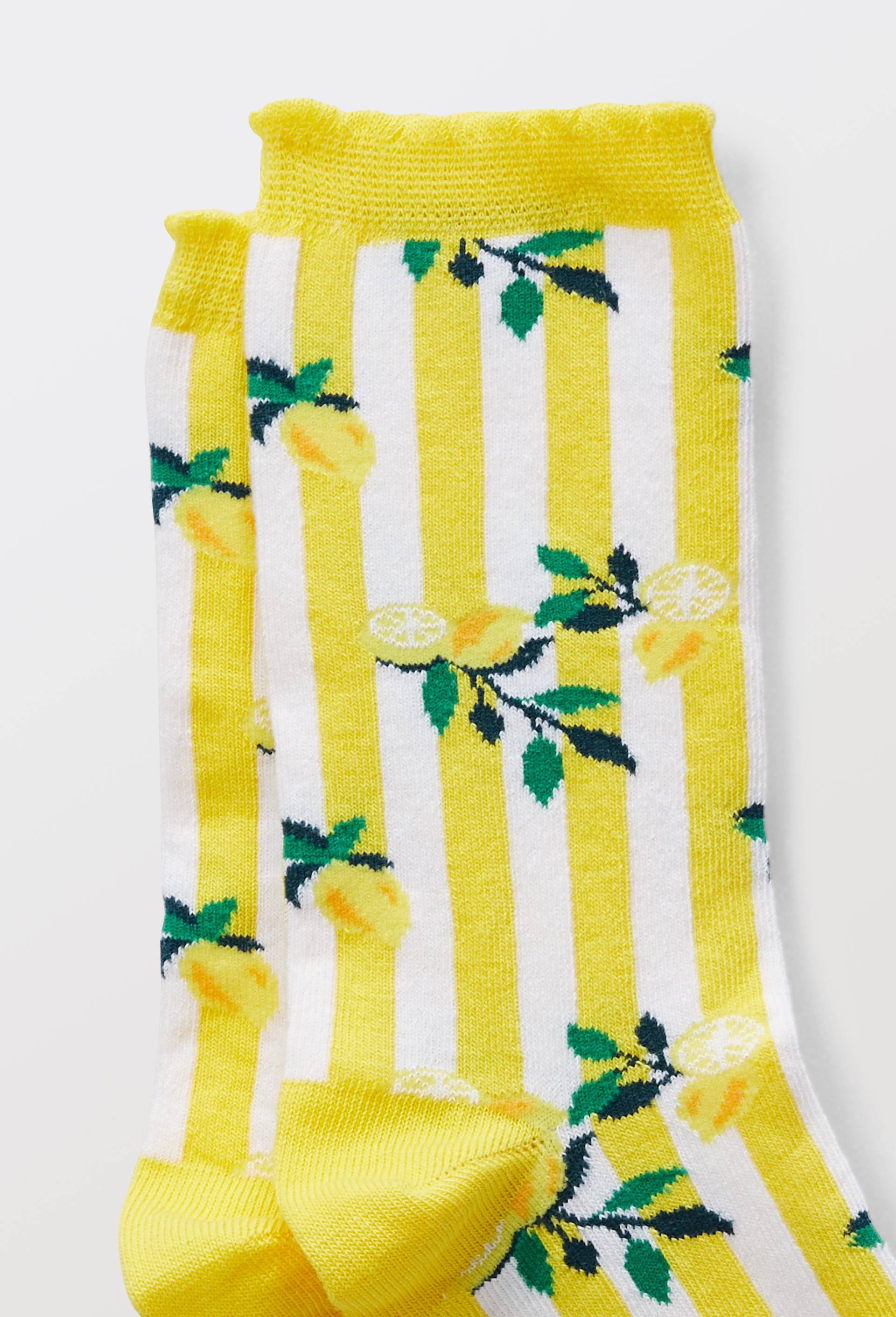 Chaussettes fantaisies en coton bio WE ARE JOLIES, Jaune, large image number 1