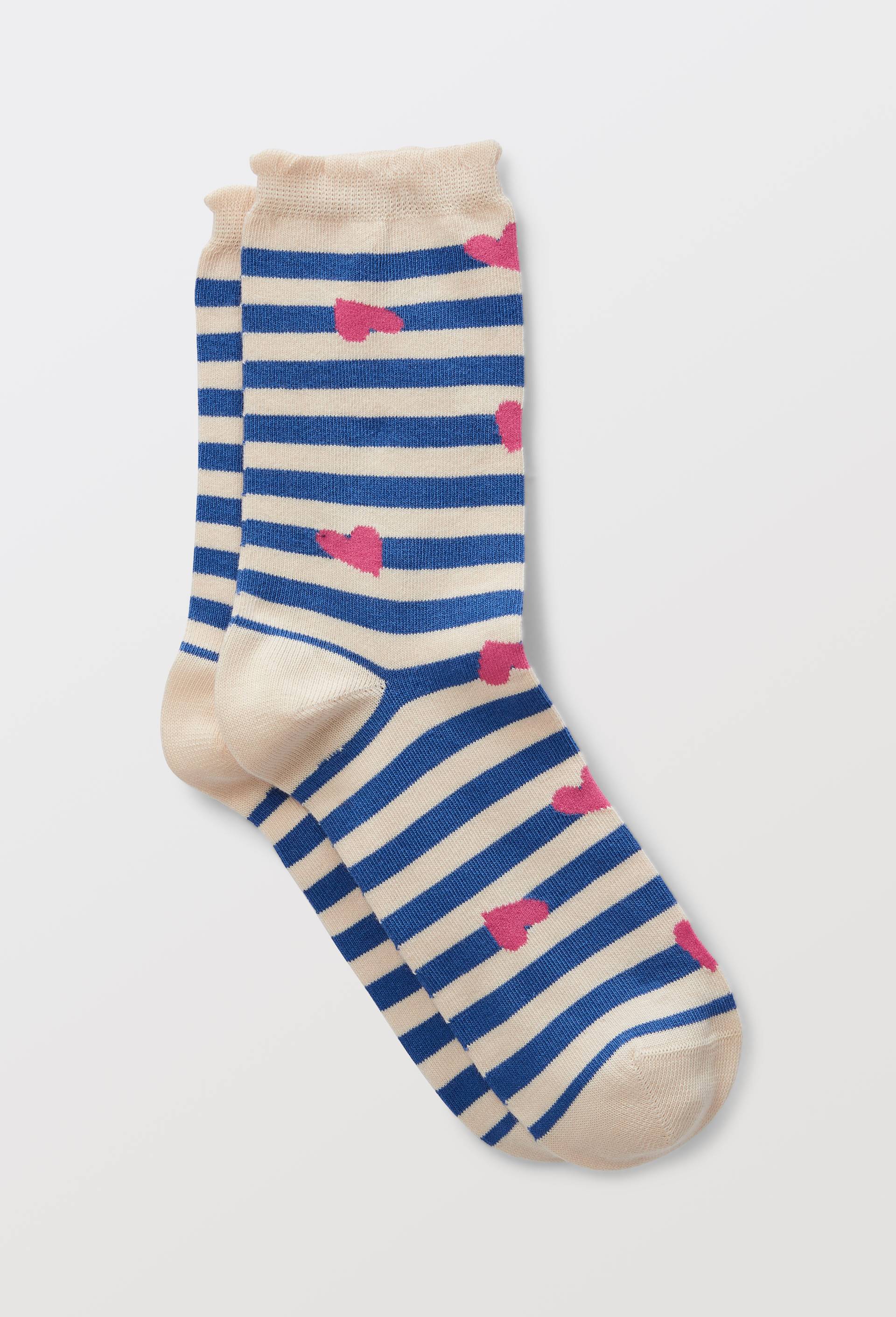 Chaussettes fantaisies en coton bio WE ARE JOLIES, Bleu, large image number 0