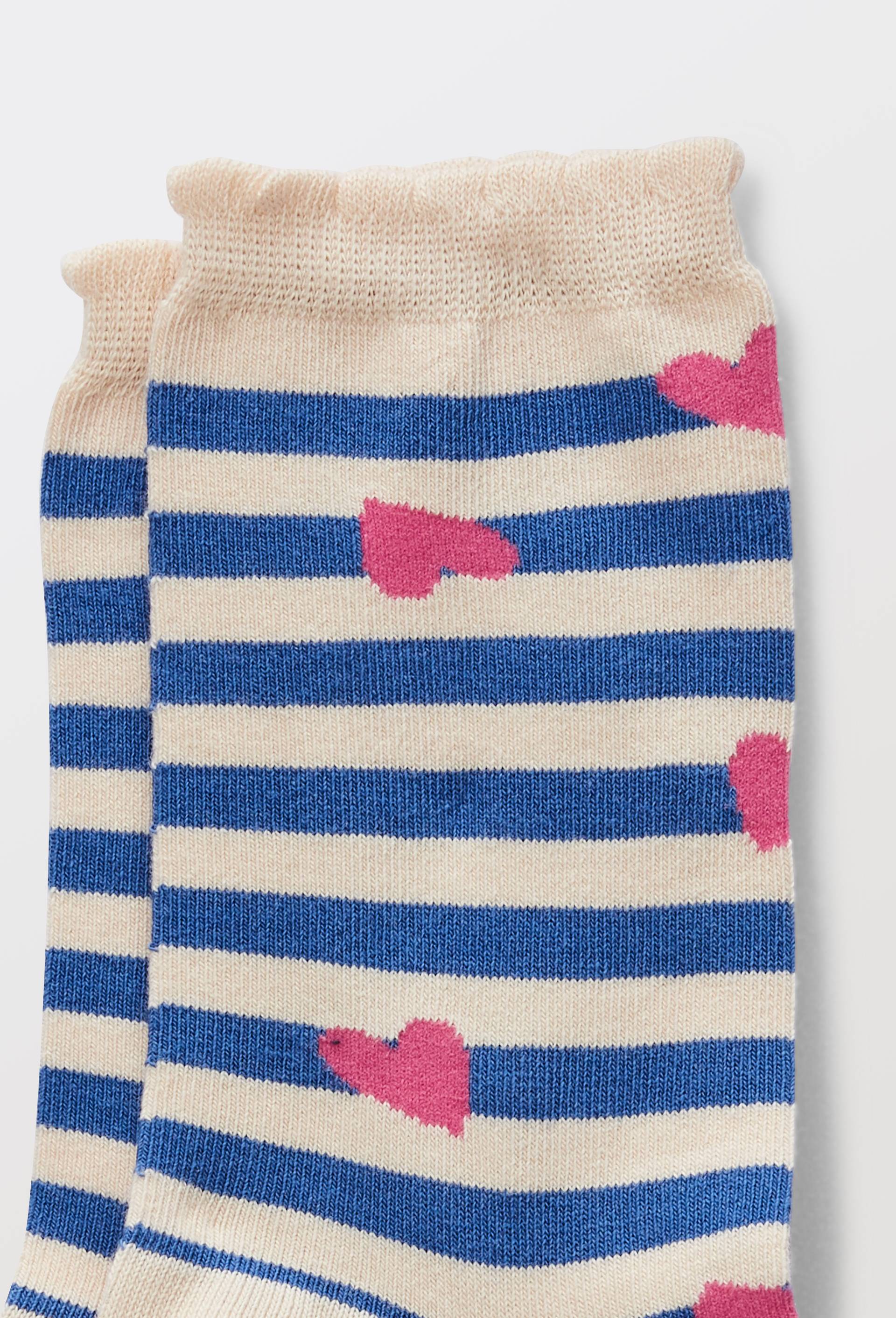 Chaussettes fantaisies en coton bio WE ARE JOLIES, Bleu, large image number 1.0
