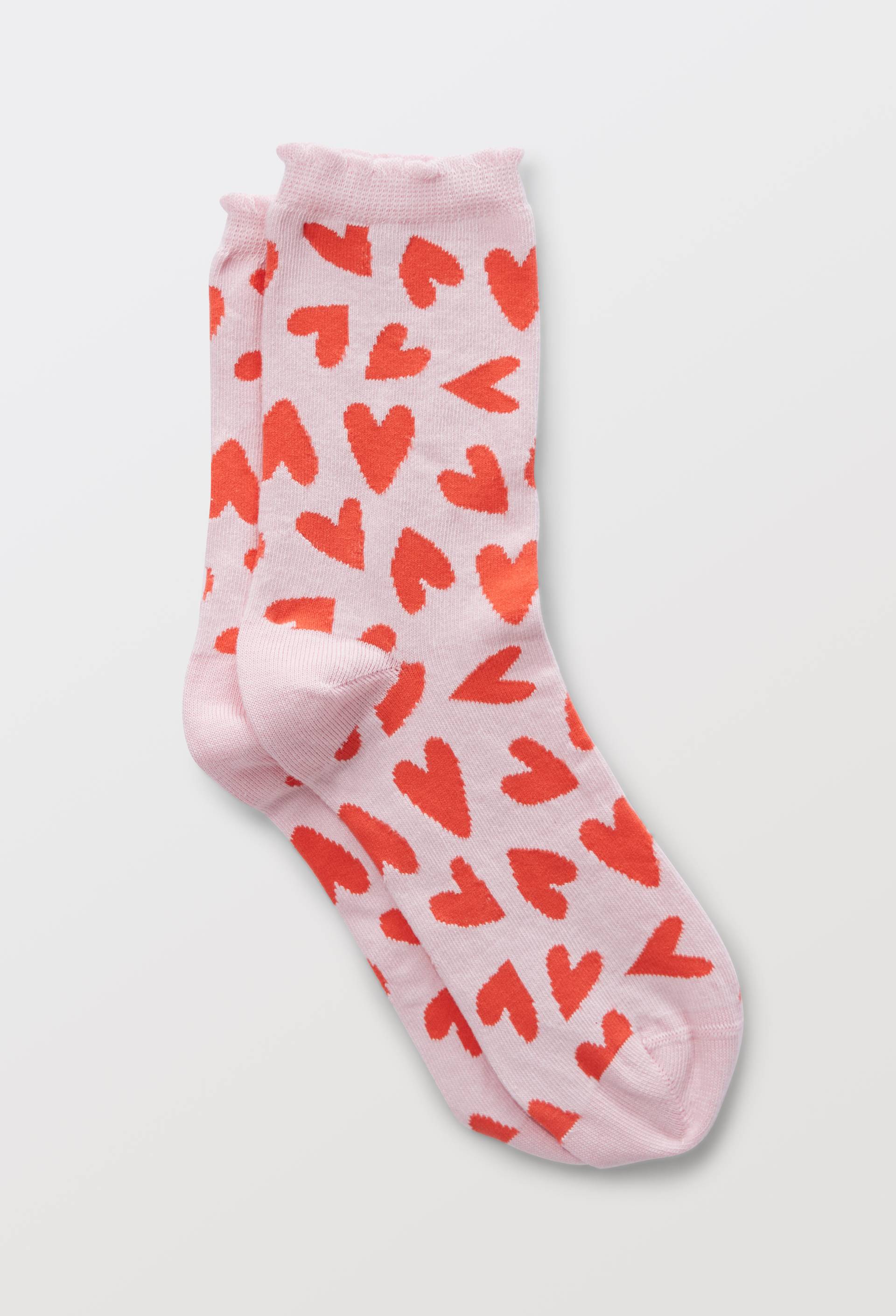 Chaussettes fantaisies en coton bio WE ARE JOLIES, Rose, large image number 0
