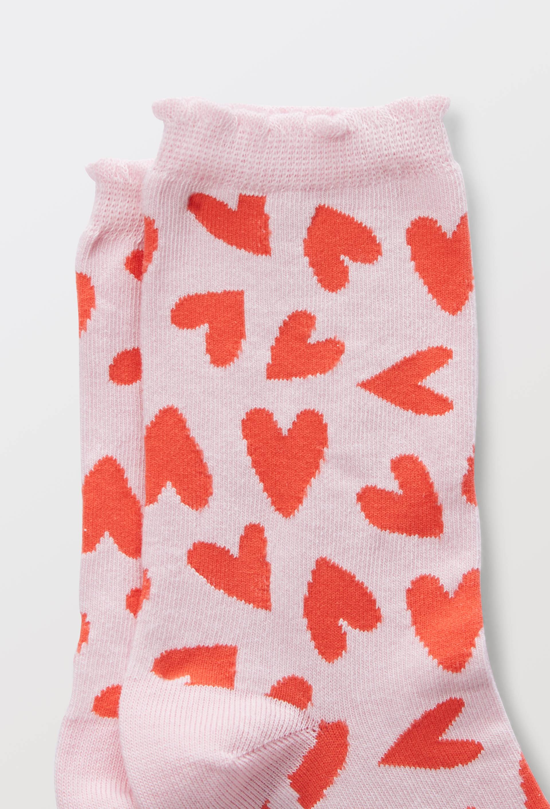 Chaussettes fantaisies en coton bio WE ARE JOLIES, Rose, large image number 1