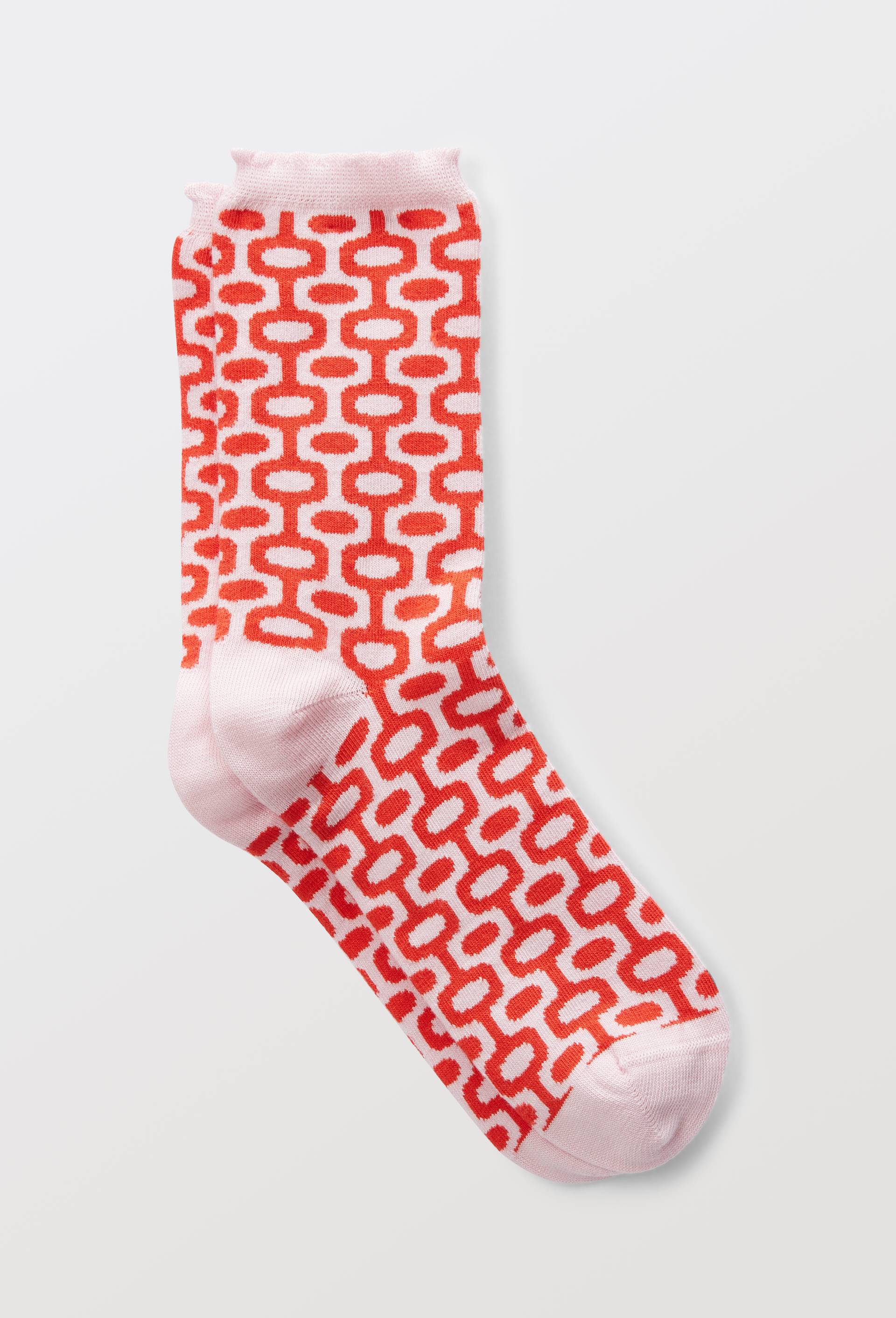Chaussettes fantaisies en coton bio WE ARE JOLIES, Rose, large image number 0